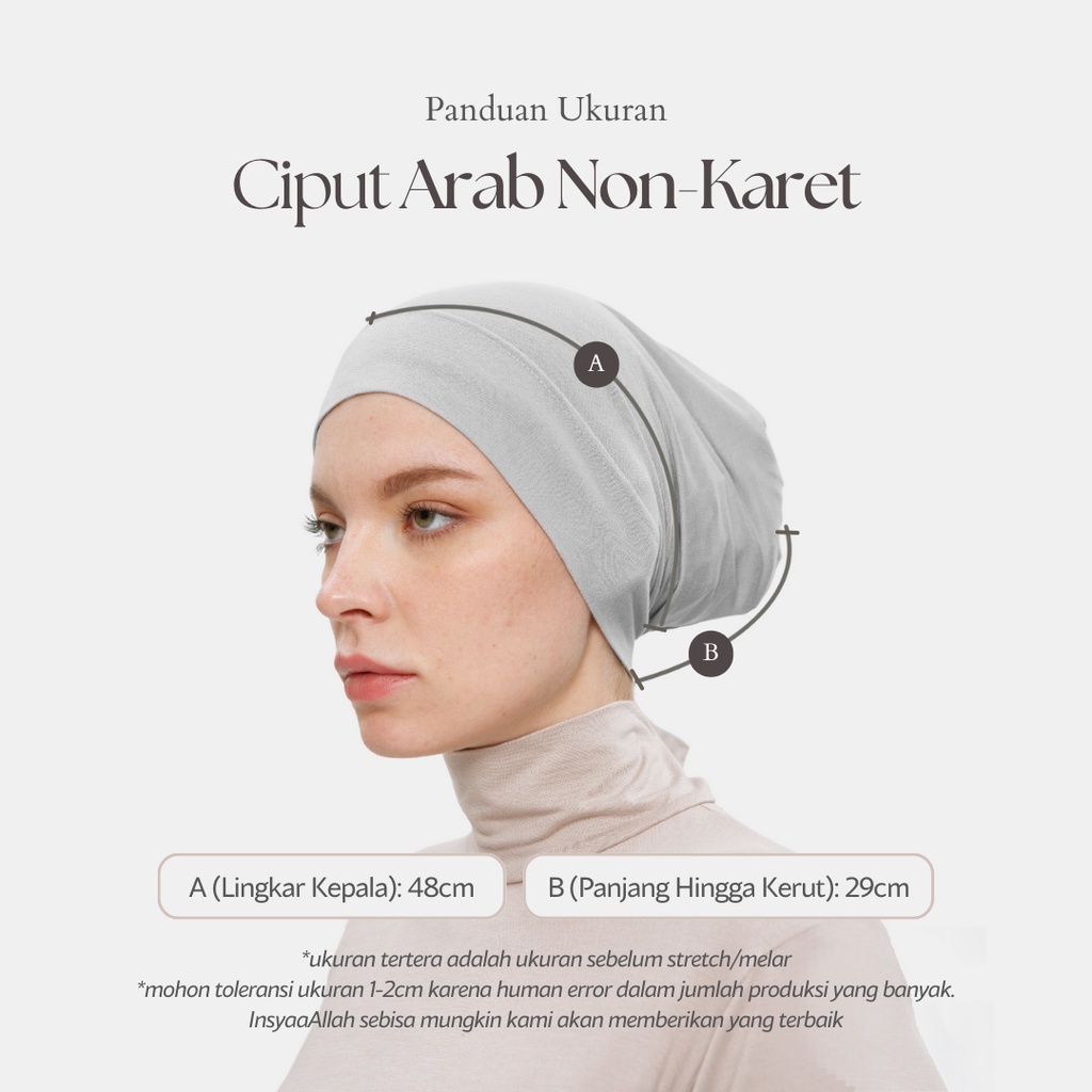Ciput Arab Tanpa Karet