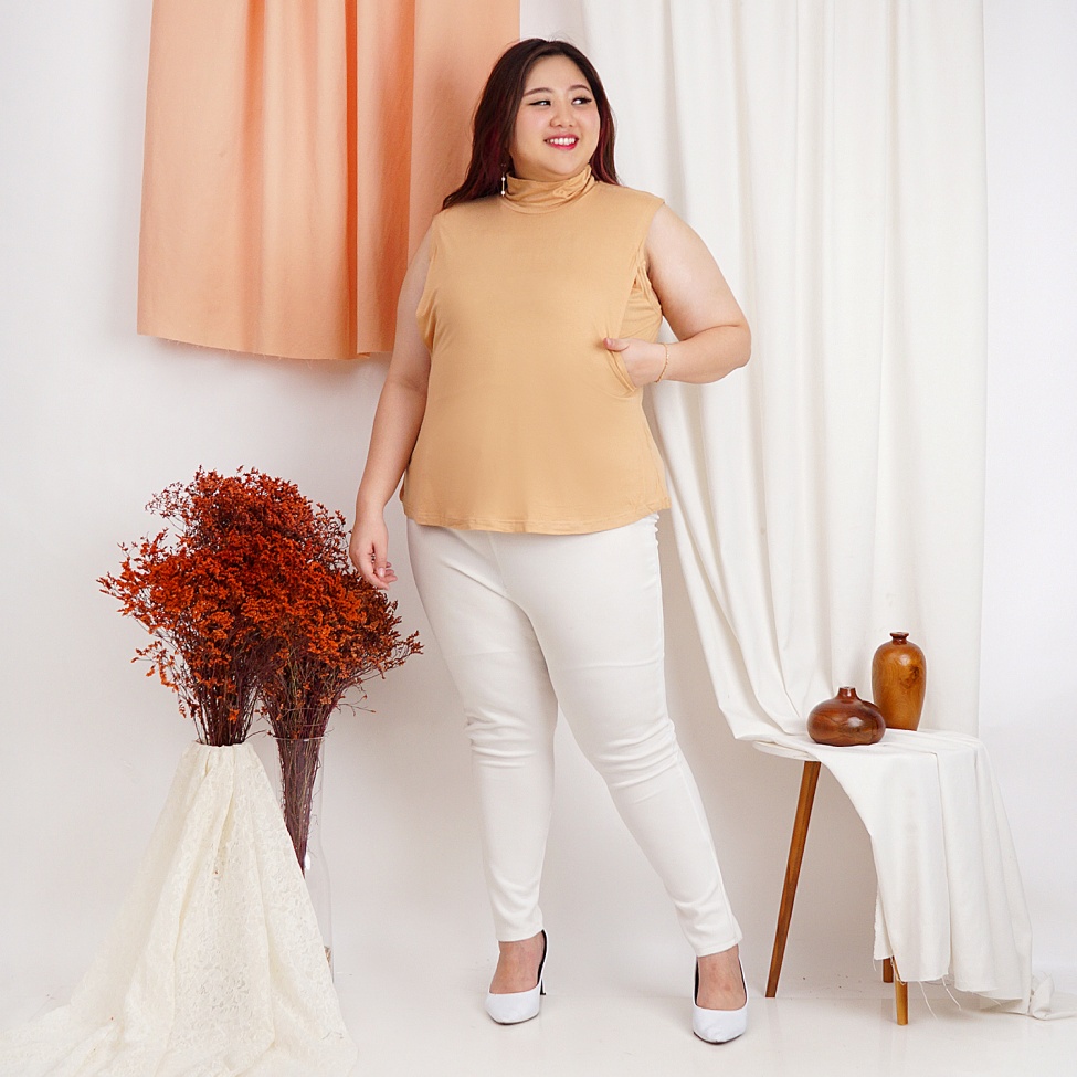 Highneck Tanktop Busui Big Size (Highneck Nursing Tanktop Big Size)