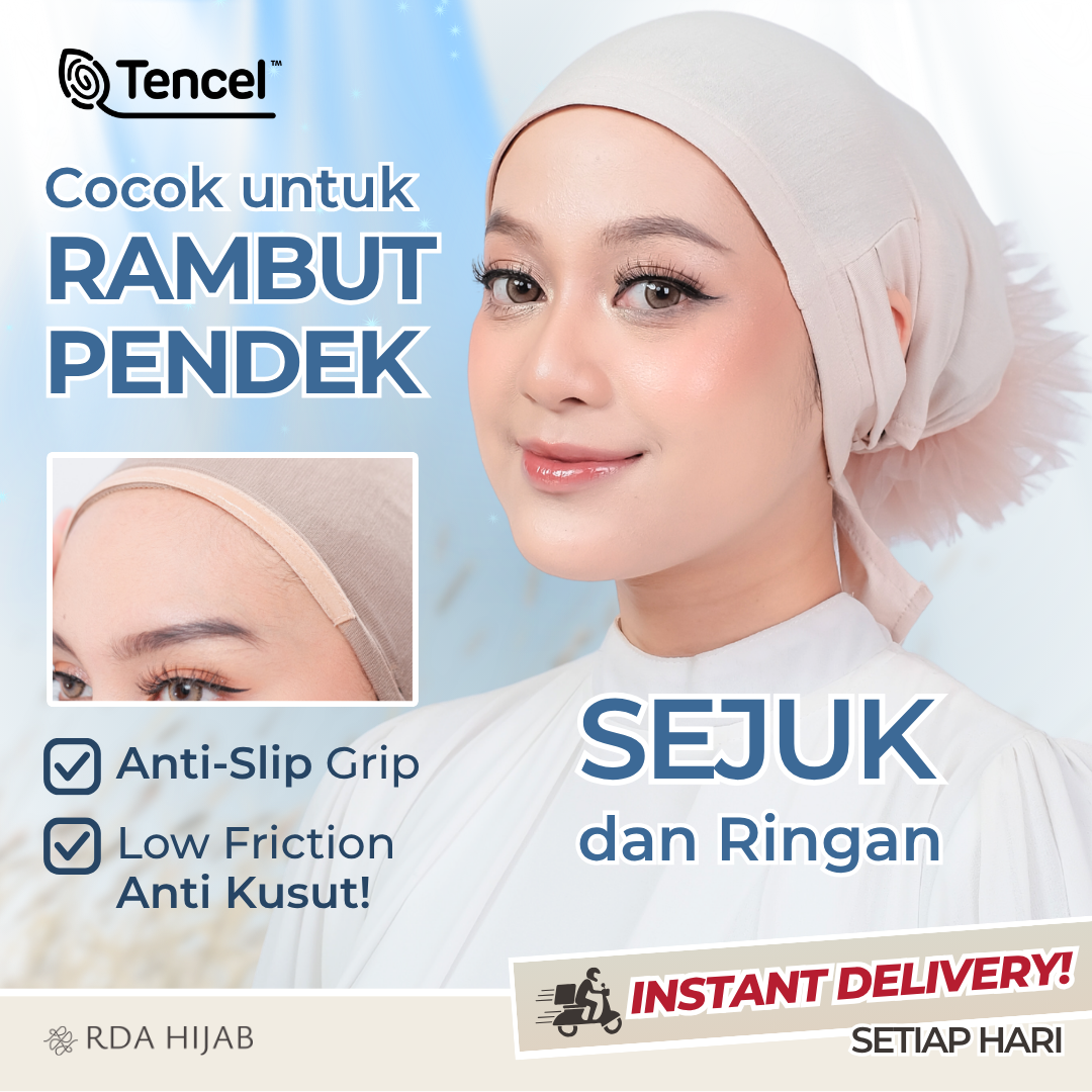 Ciput Cepol Silikon TENCEL Anti Slip (TENCEL Silicone Bun Inner Cap)