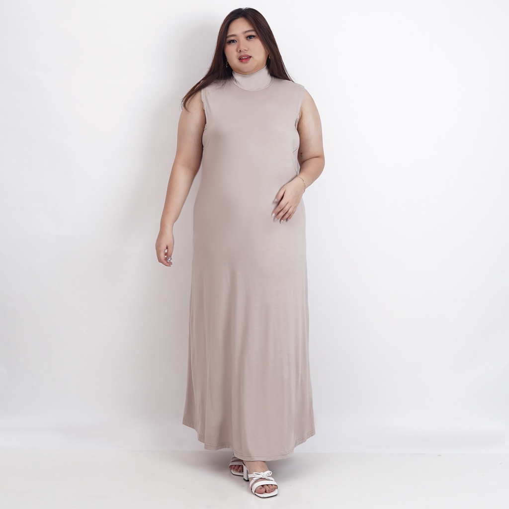 Highneck Tanktop Dress Busui Big Size ( Nursing Inner Dress Big Size)