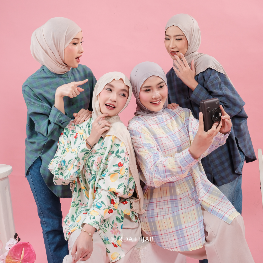 Sada Pattern Oversized Shirt