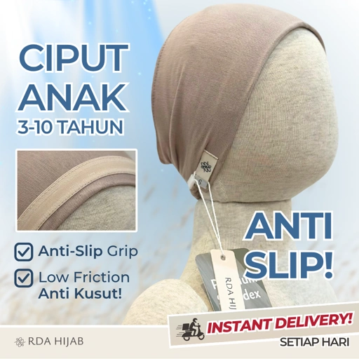 Kids Bandana Anti Slip Undercap (Ciput Bandana Anak)