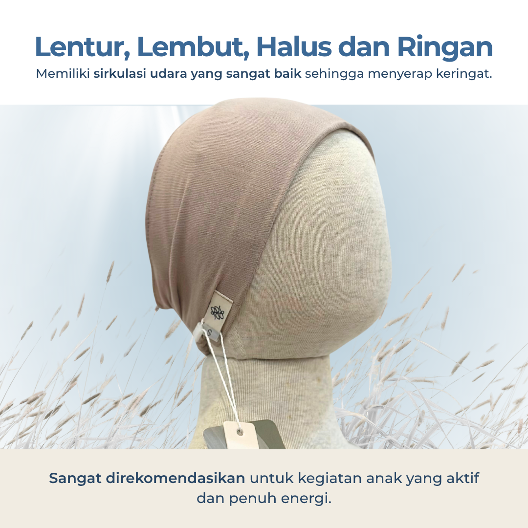 Kids Bandana Anti Slip Undercap (Ciput Bandana Anak)