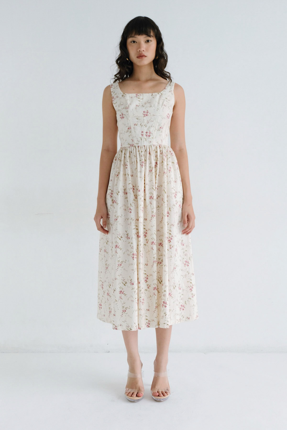 STARRY Hamlet Dress in Cream Floral