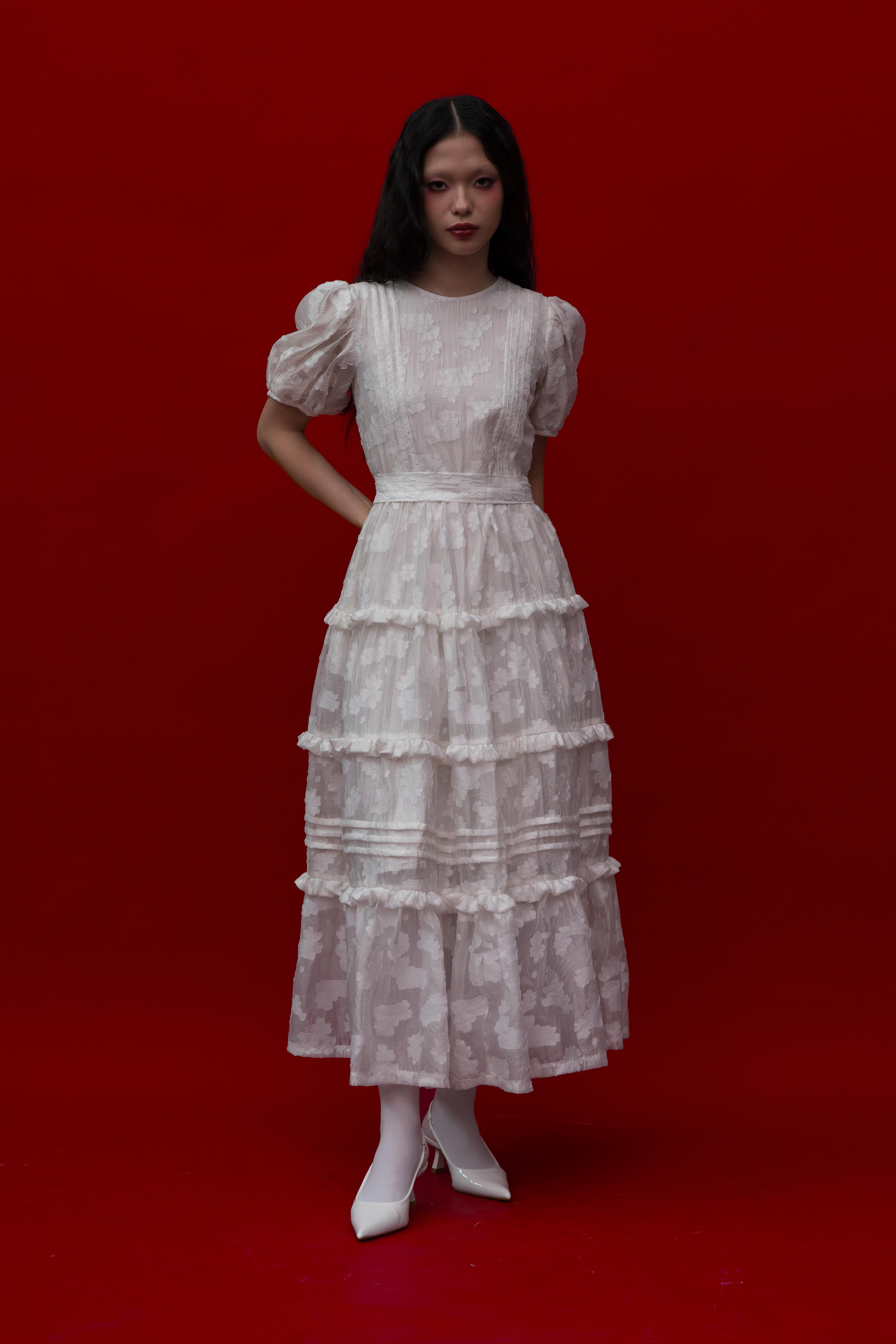 Celine Dress in White