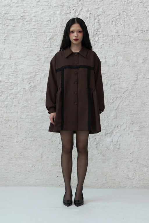 Image of Morgana Jacket in Brown