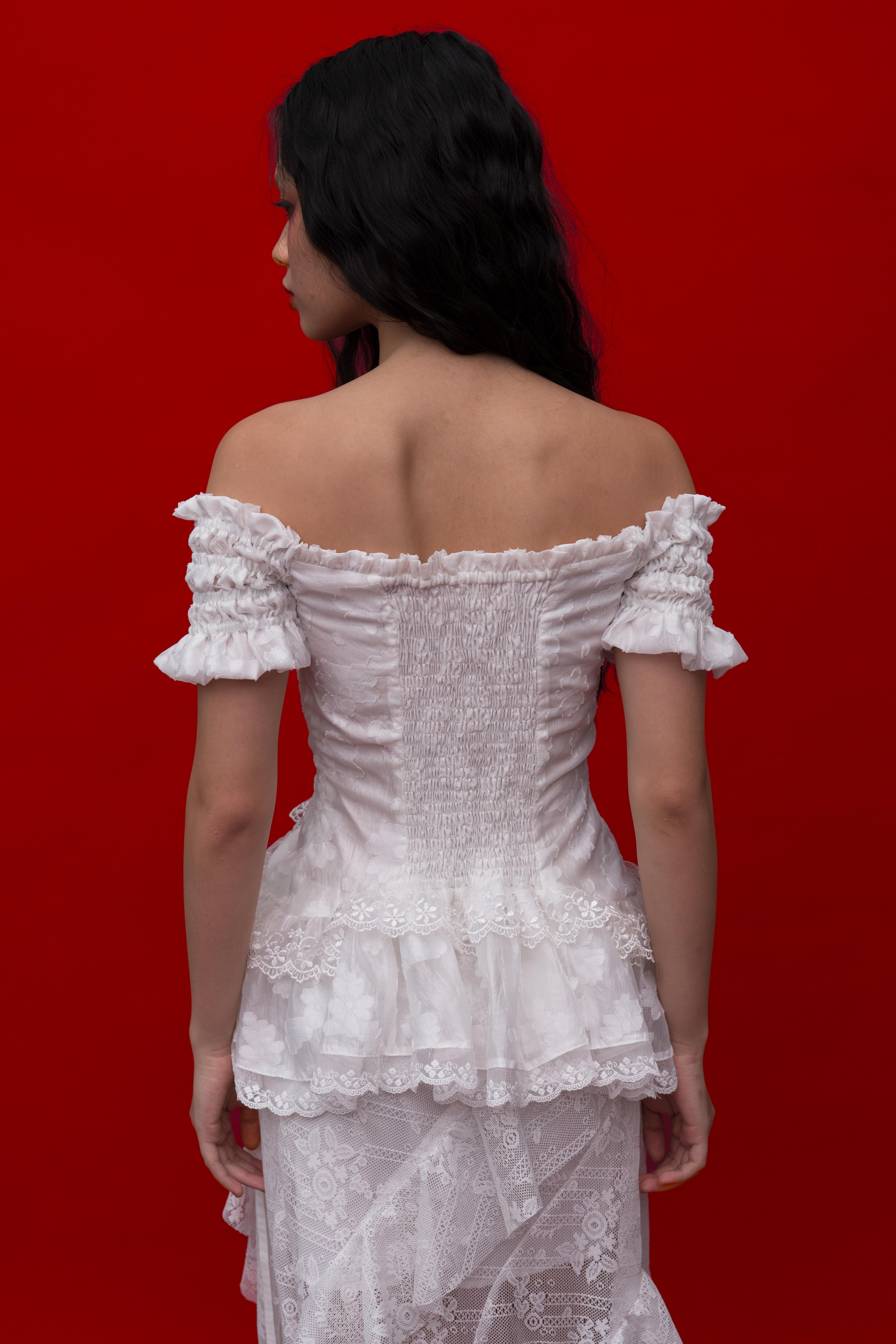 Lunaria Blouse in White 