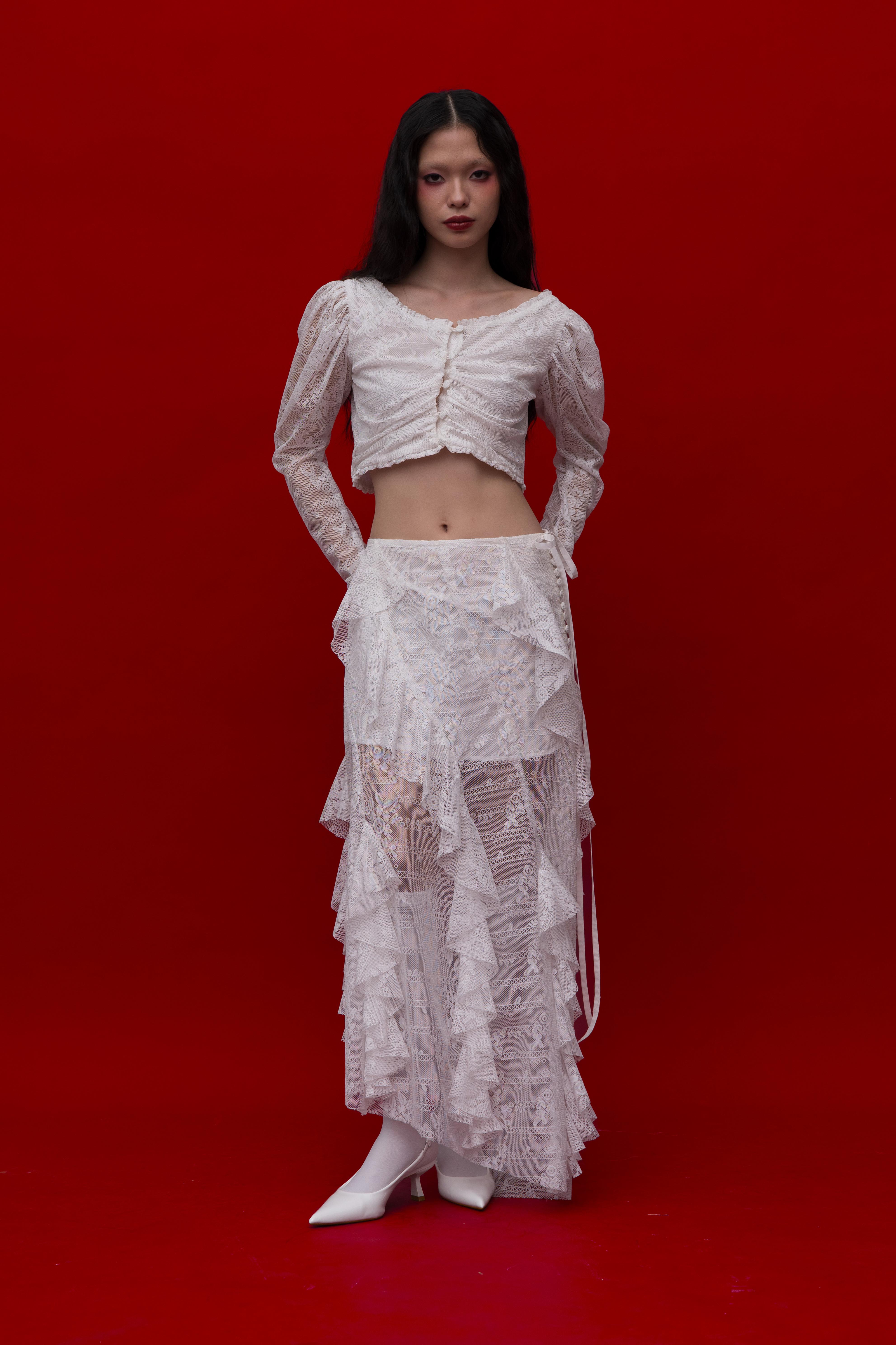 Grace Skirt in White