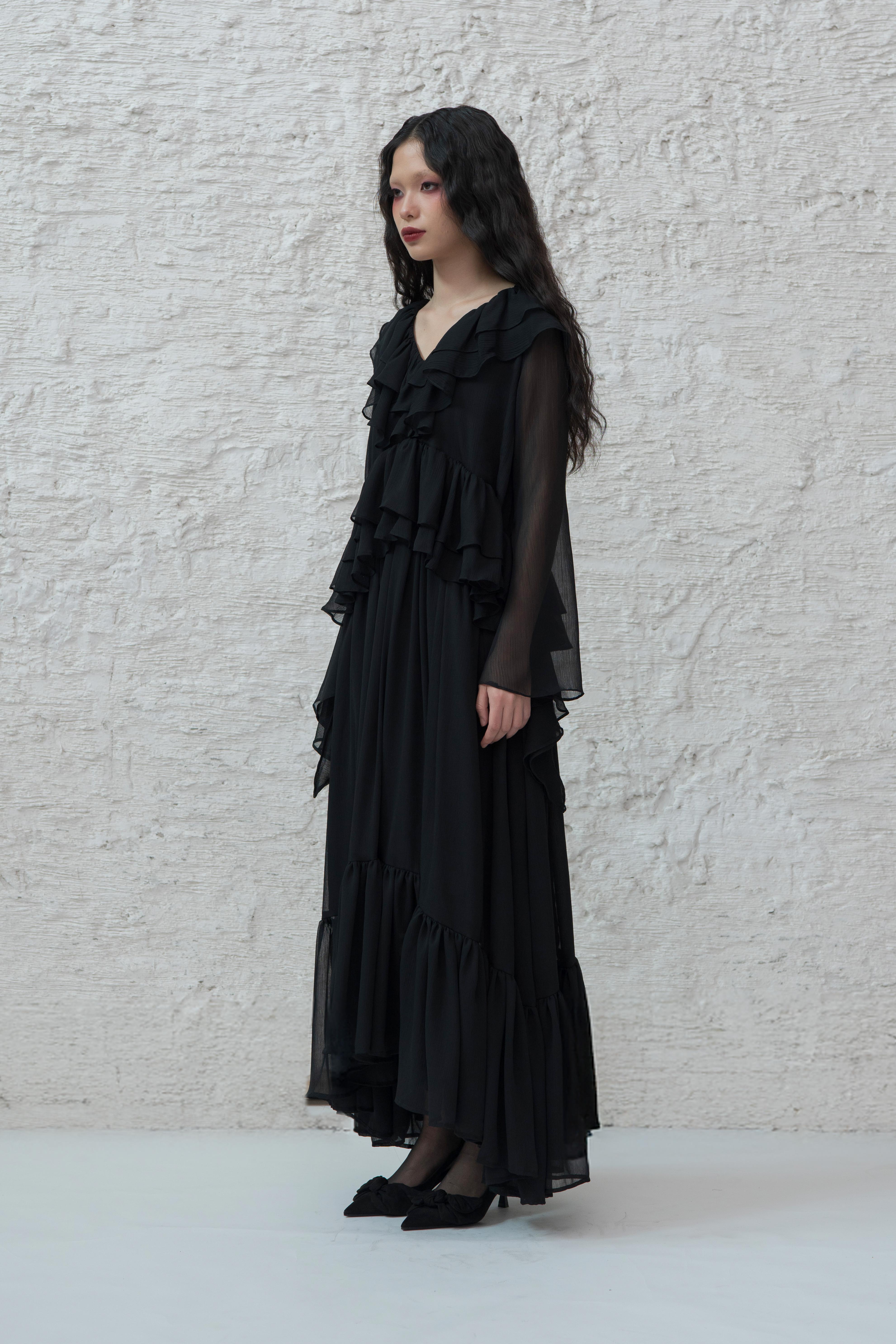 Sorenna Dress in Black