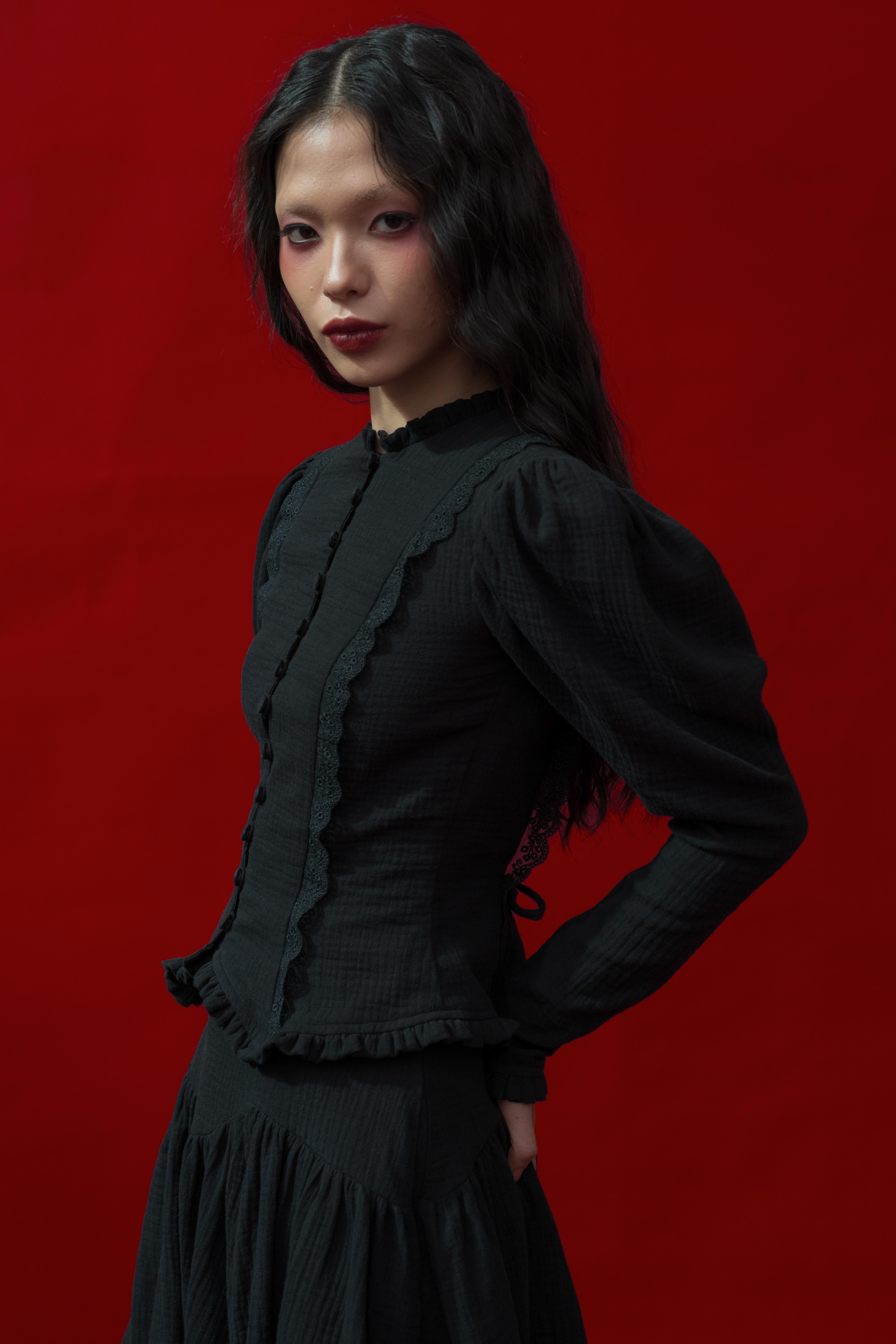Catherine Blouse in Black