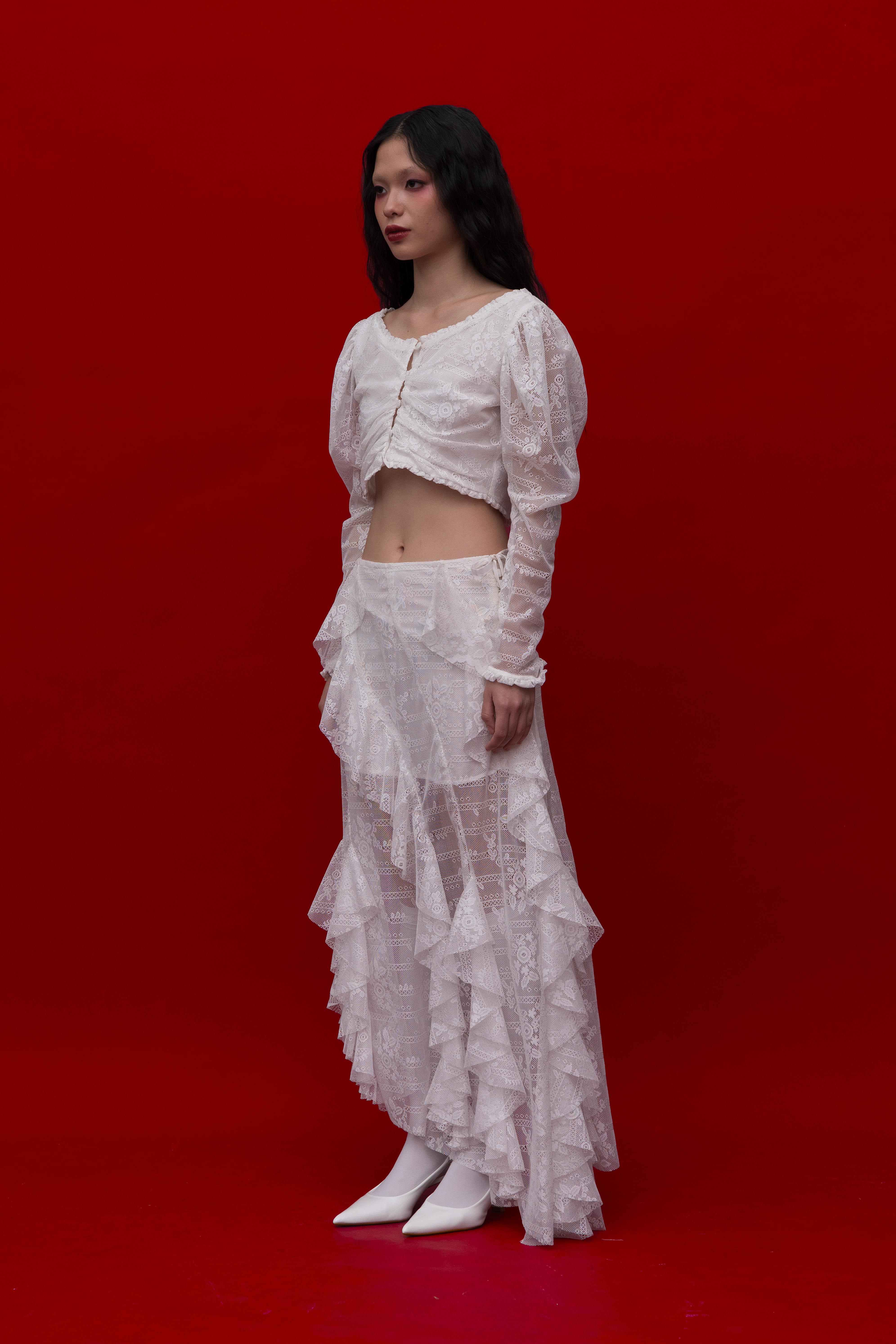 Philippa Blouse in White