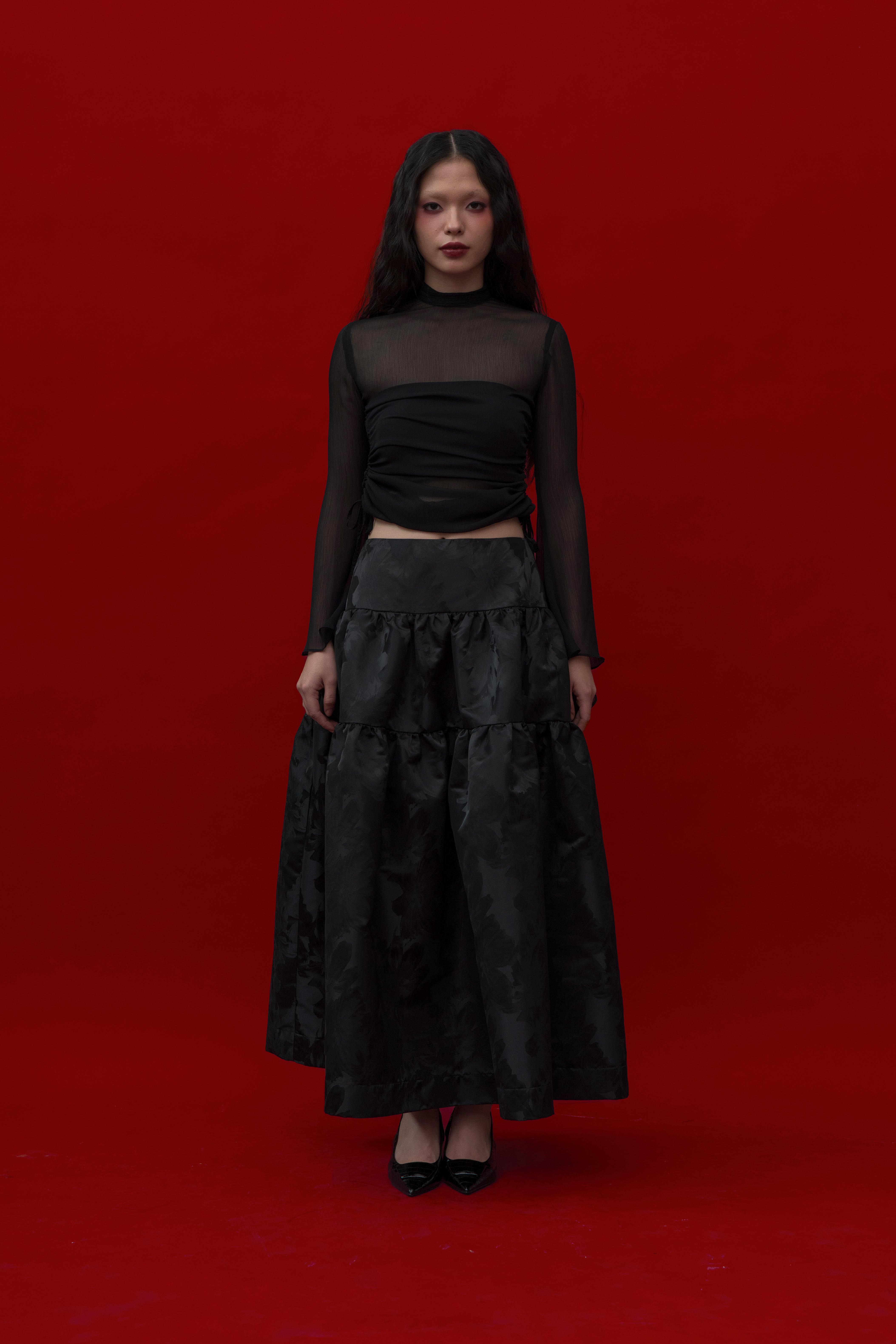 Nocturne Blouse in Black
