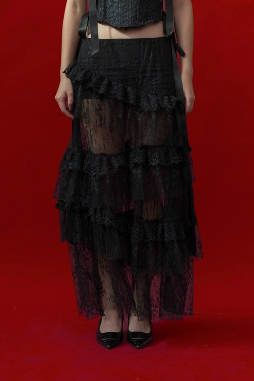 Image of Bliss Skirt in Black (Pre-Order)