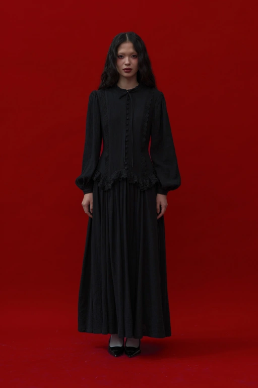 Image of Serenity Dress in Black