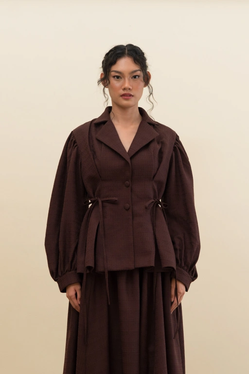Image of Mai Jacket in Brown (Pre-Order)