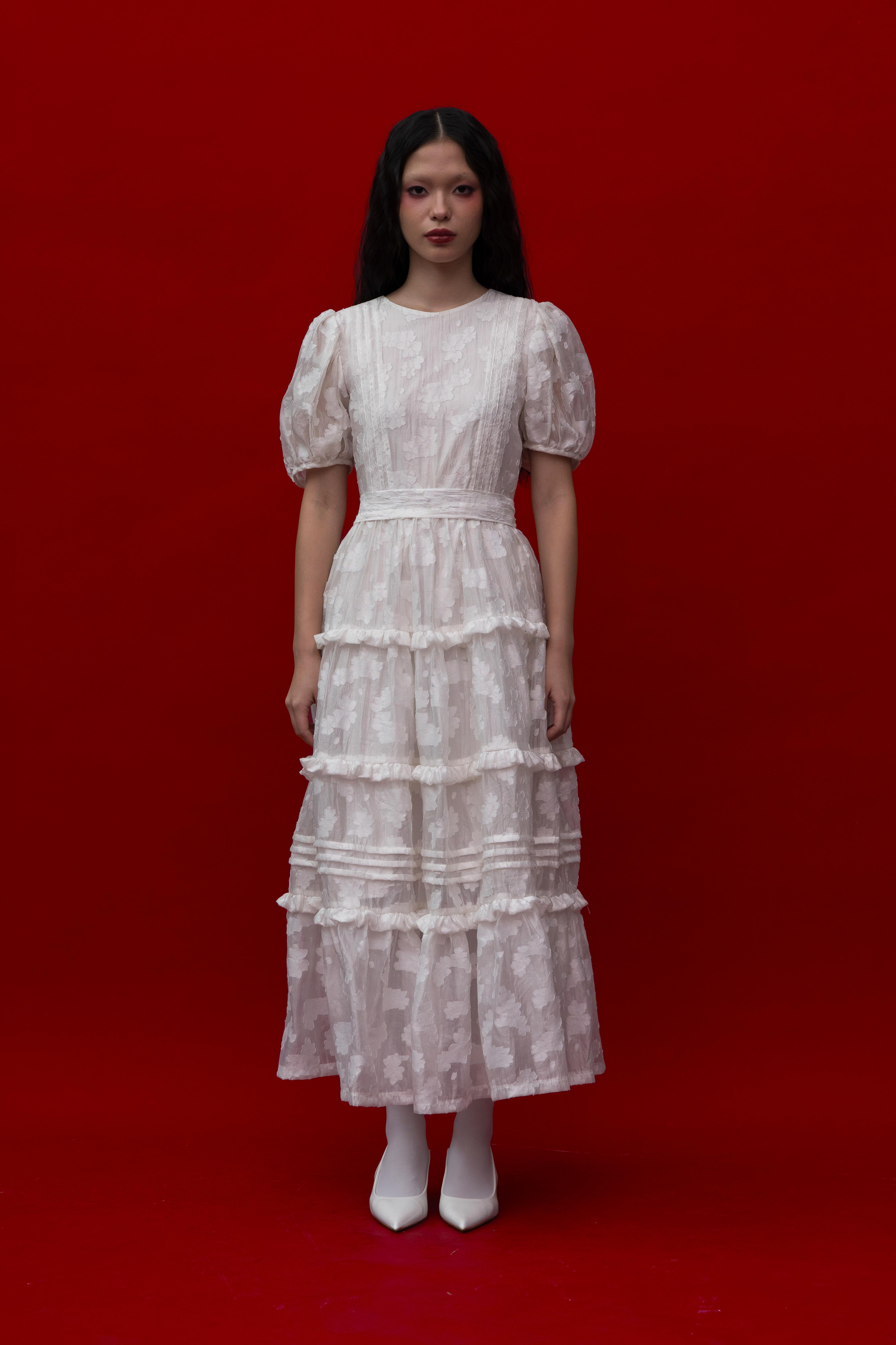 Celine Dress in White