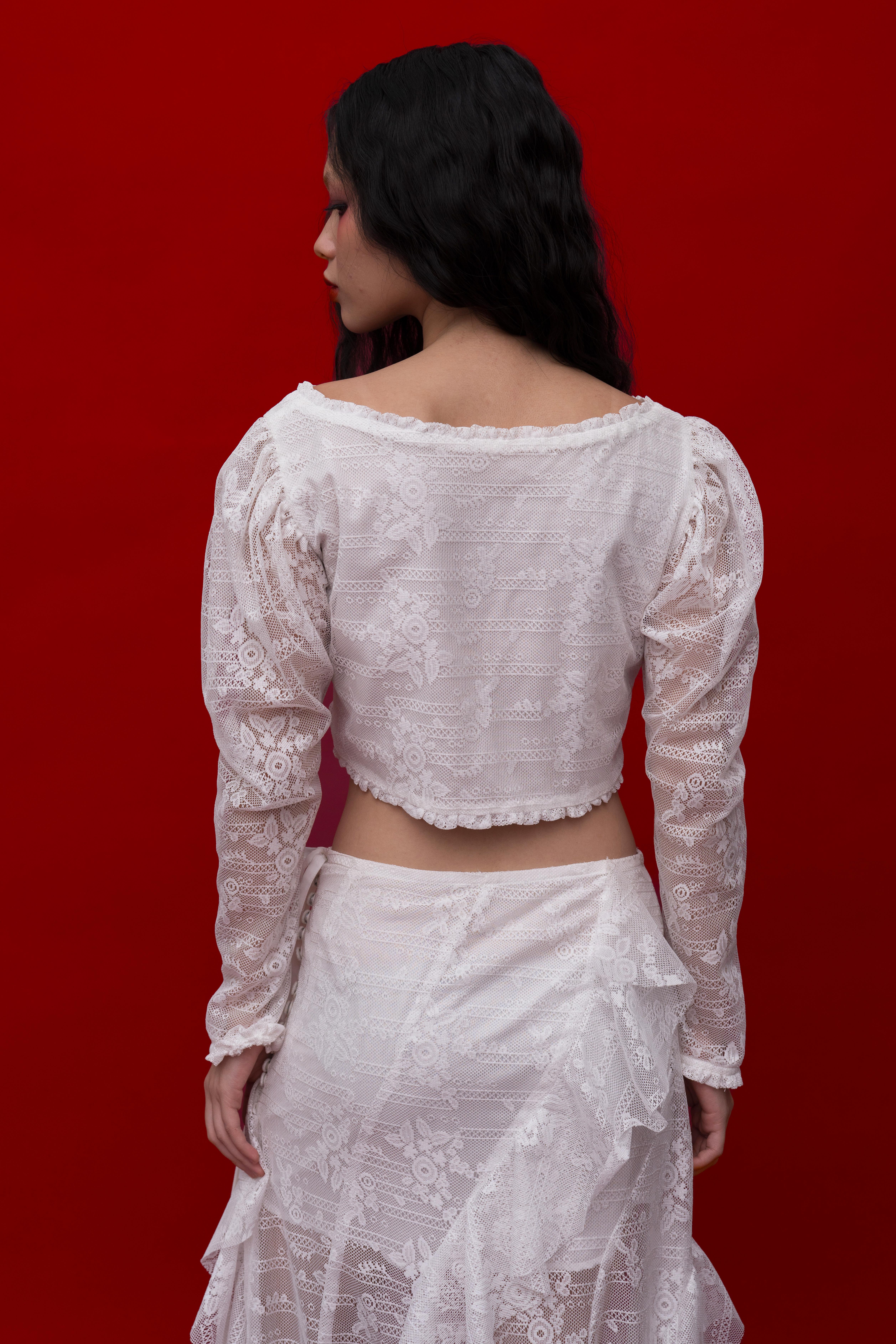 Philippa Blouse in White