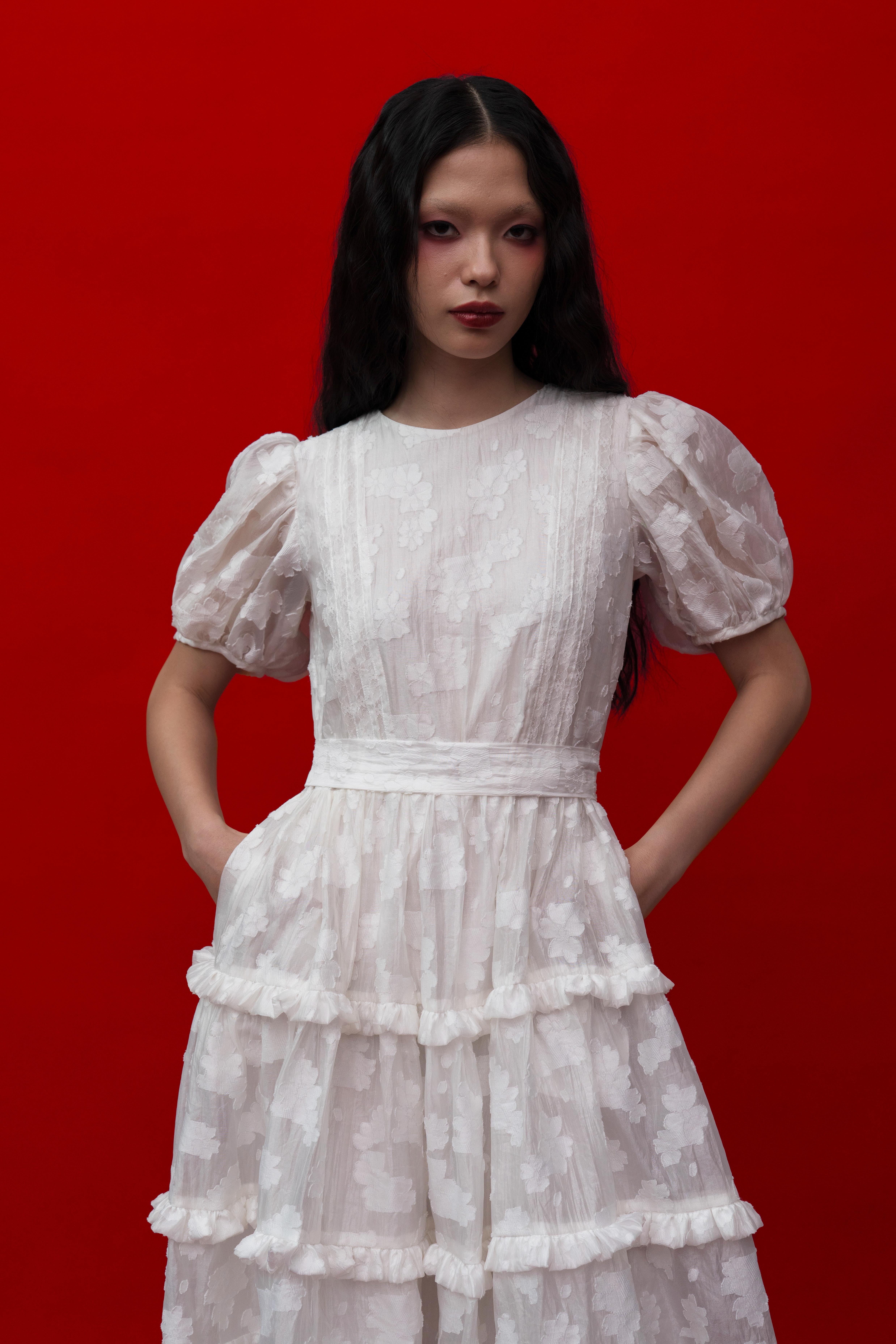 Celine Dress in White