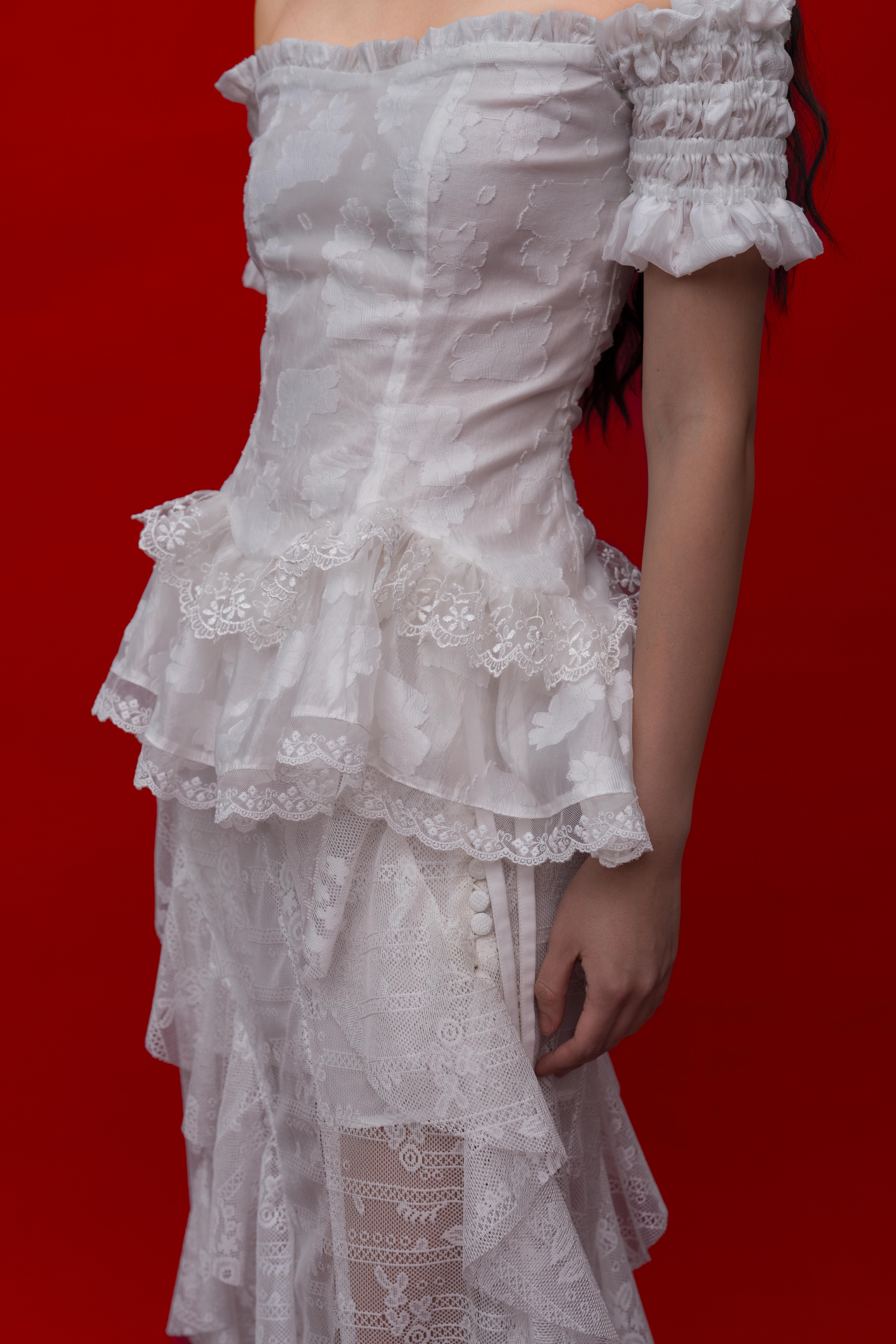 Lunaria Blouse in White 