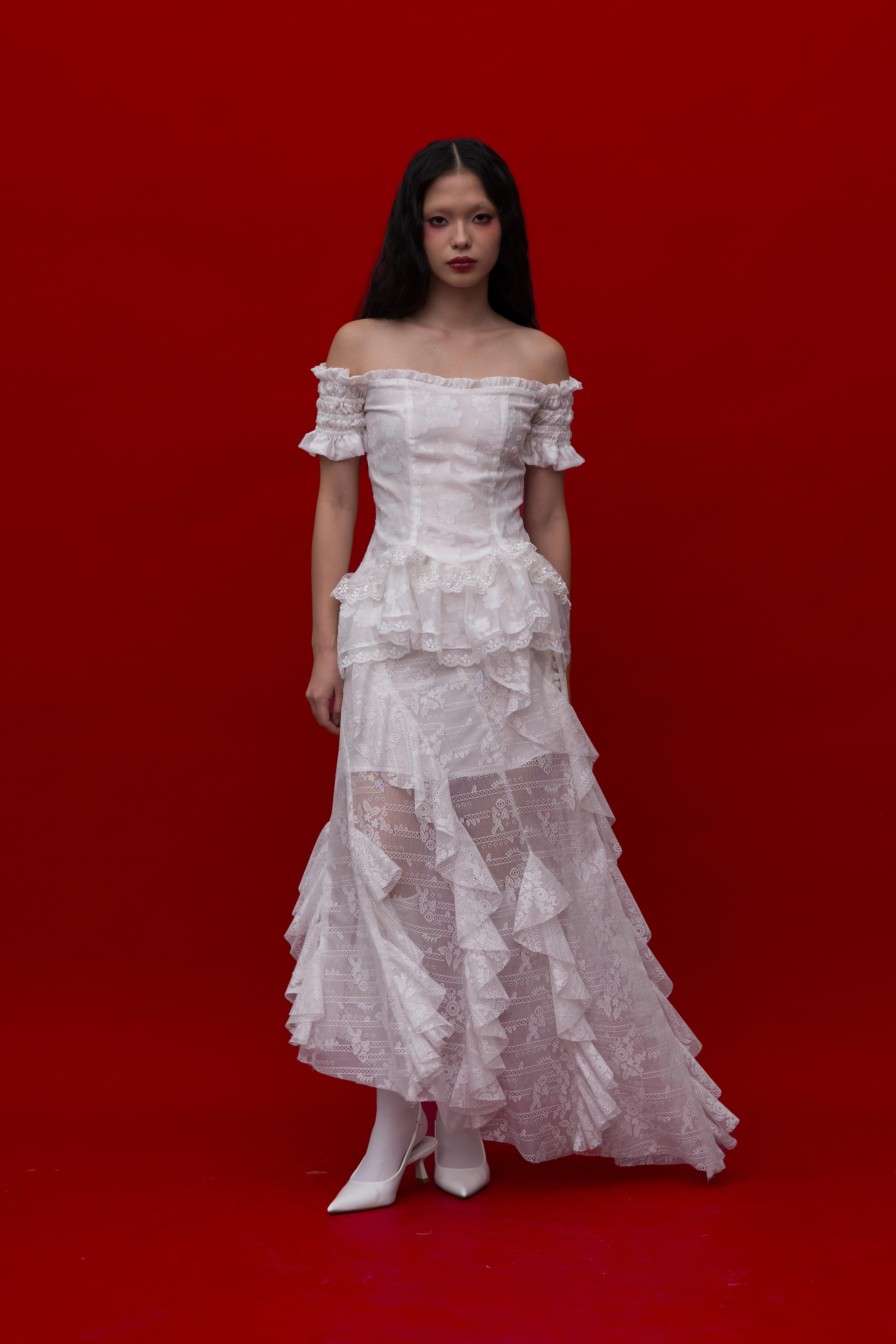 Grace Skirt in White