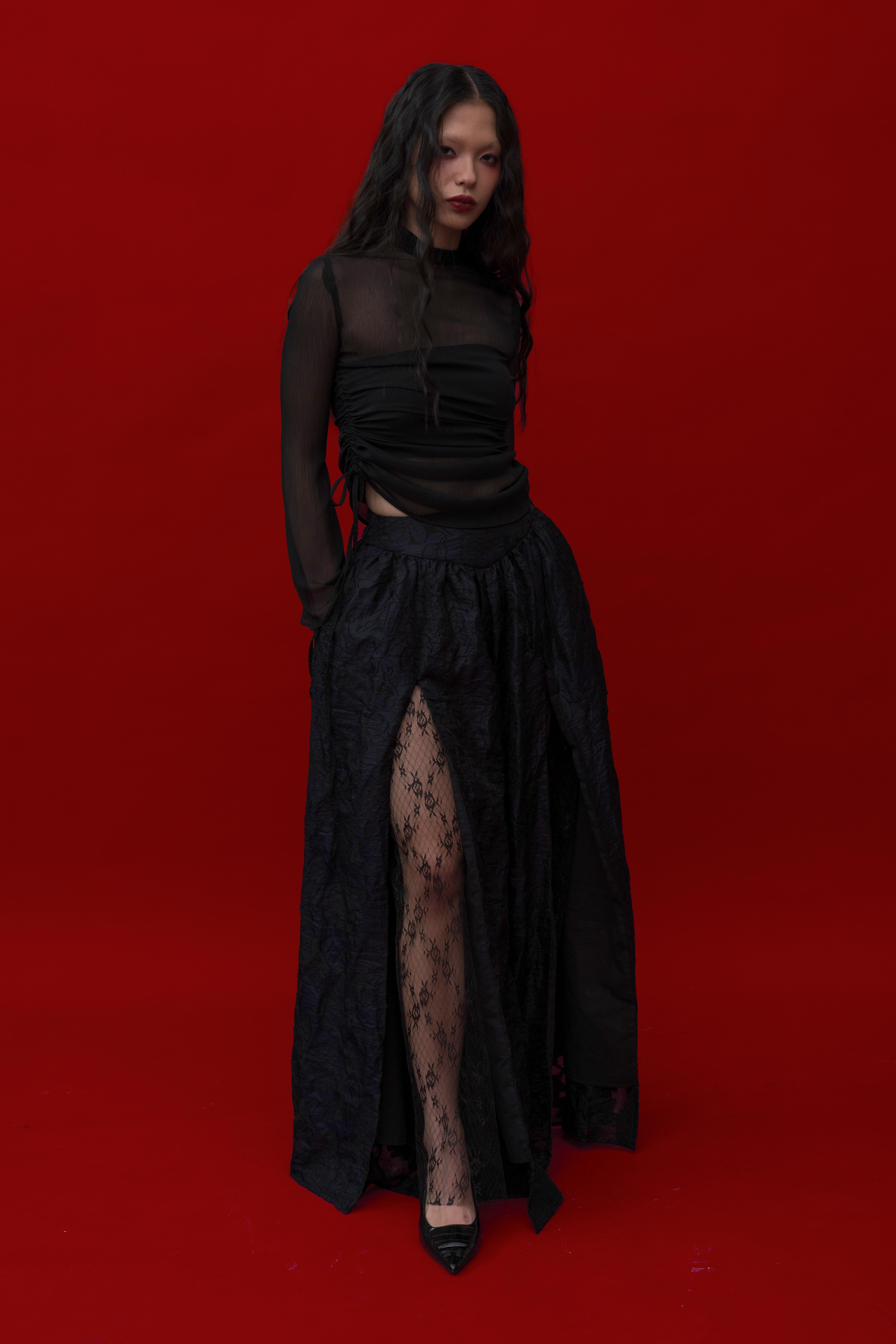 Nocturne Blouse in Black