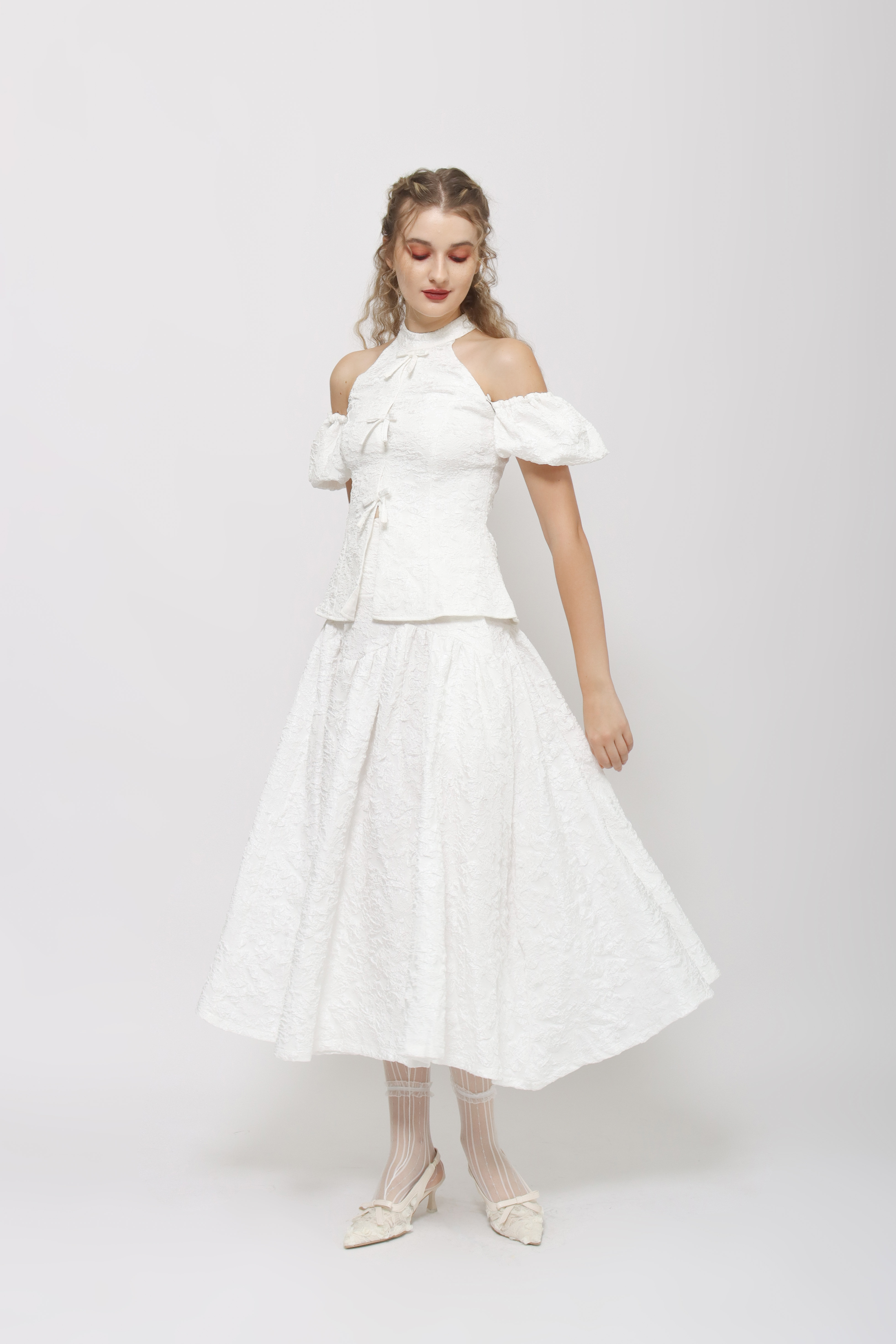 STARRY Maia Skirt in White