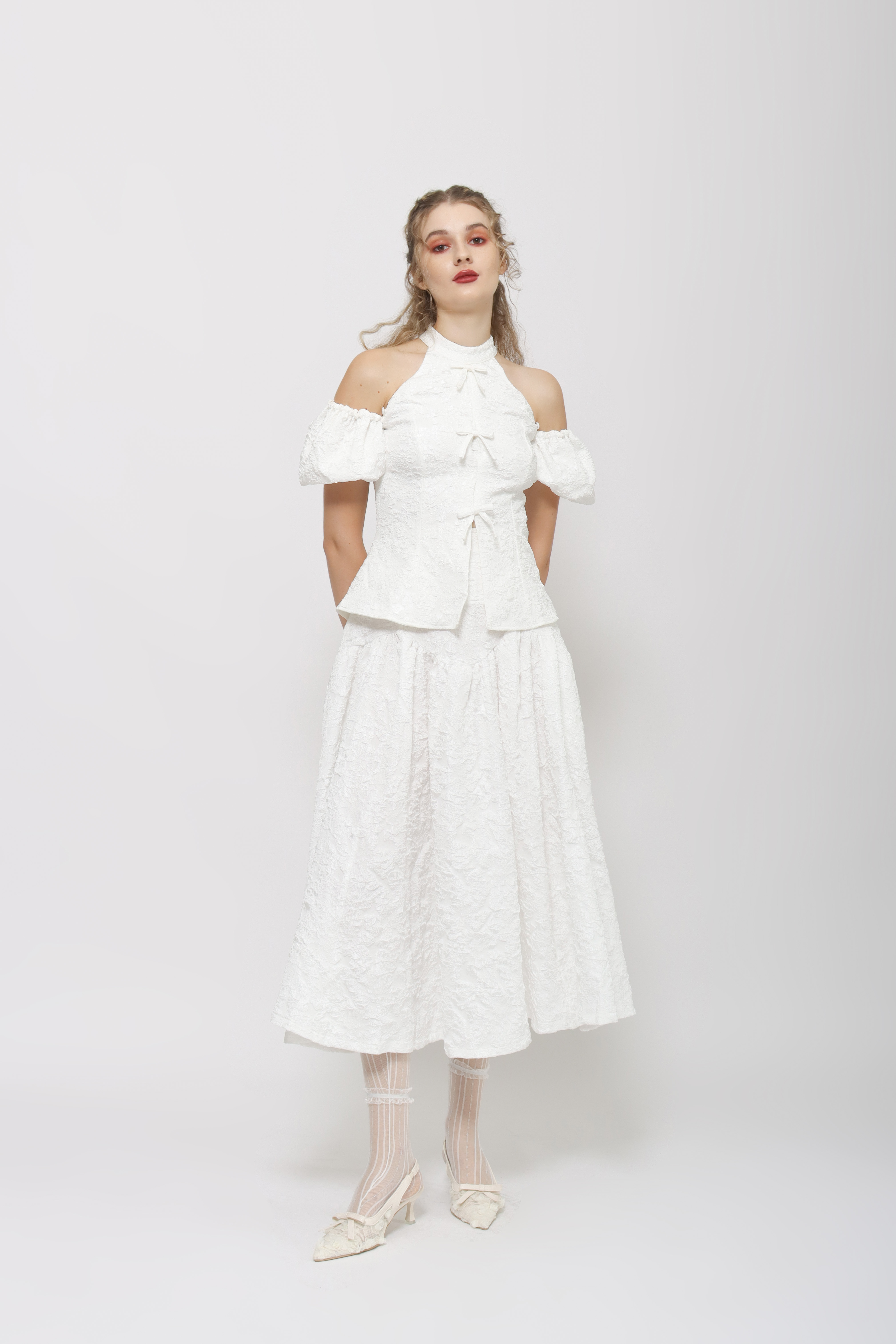 STARRY Maia Skirt in White
