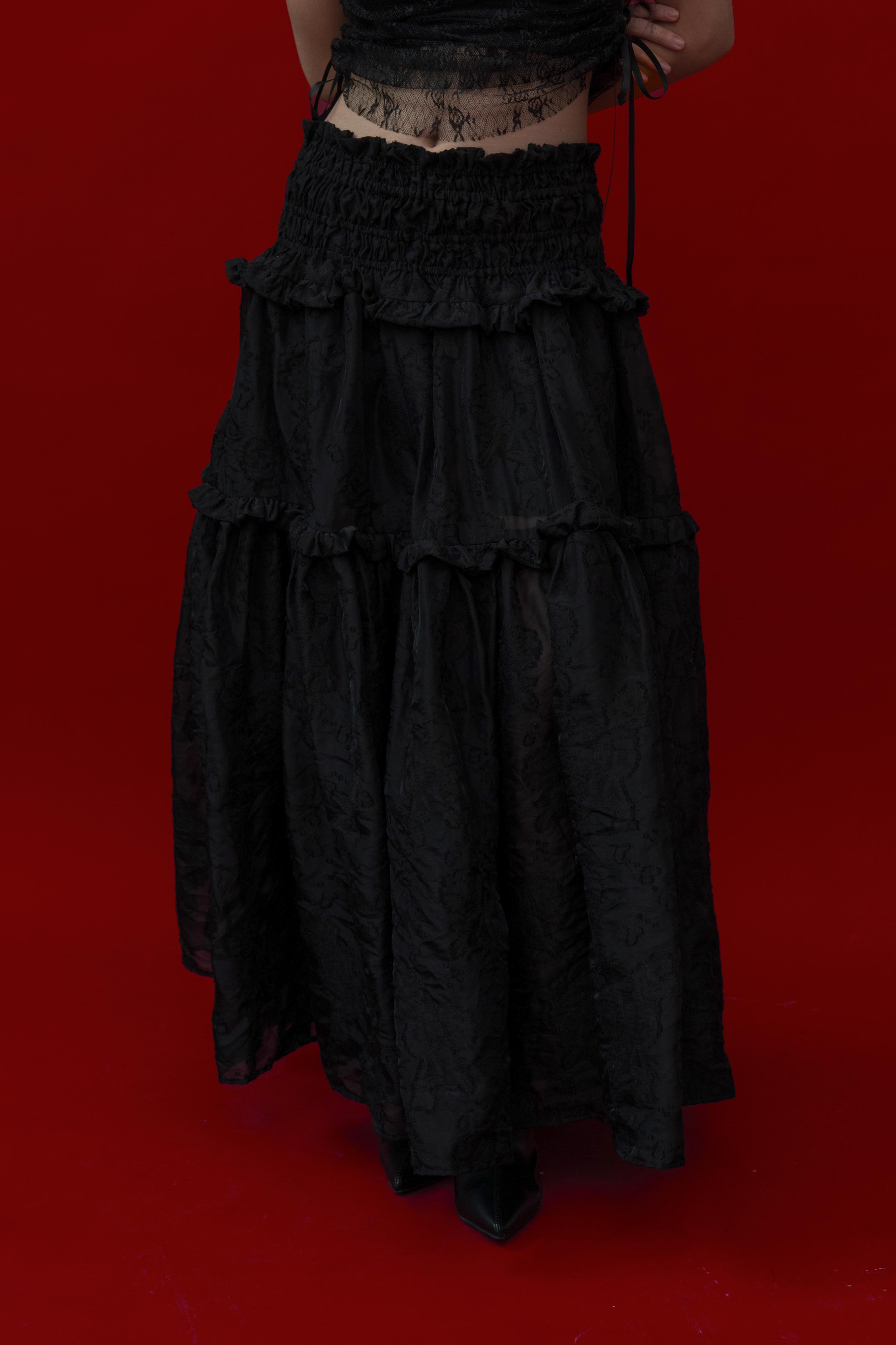Lunaria Skirt in Black