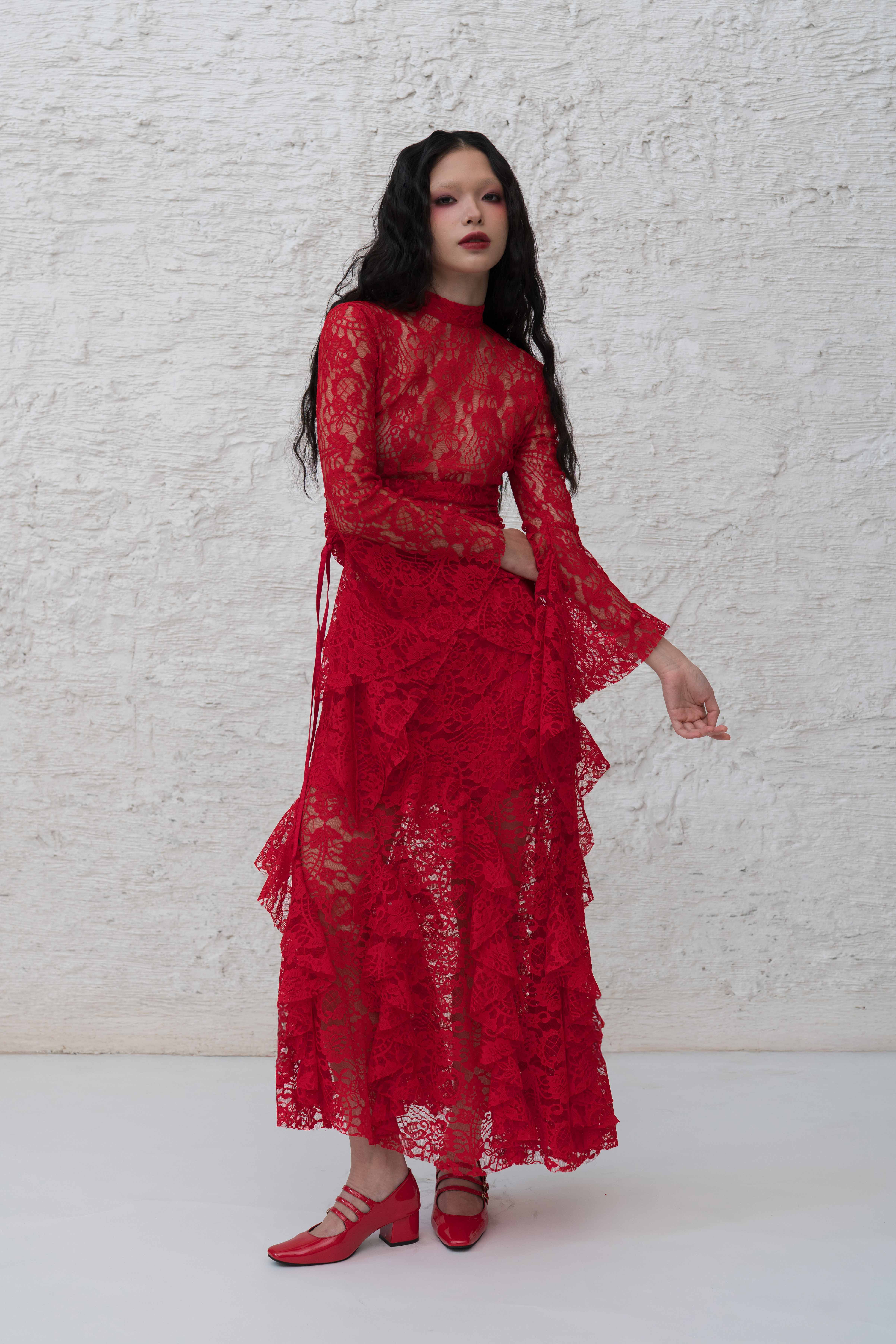Grace Skirt in Red