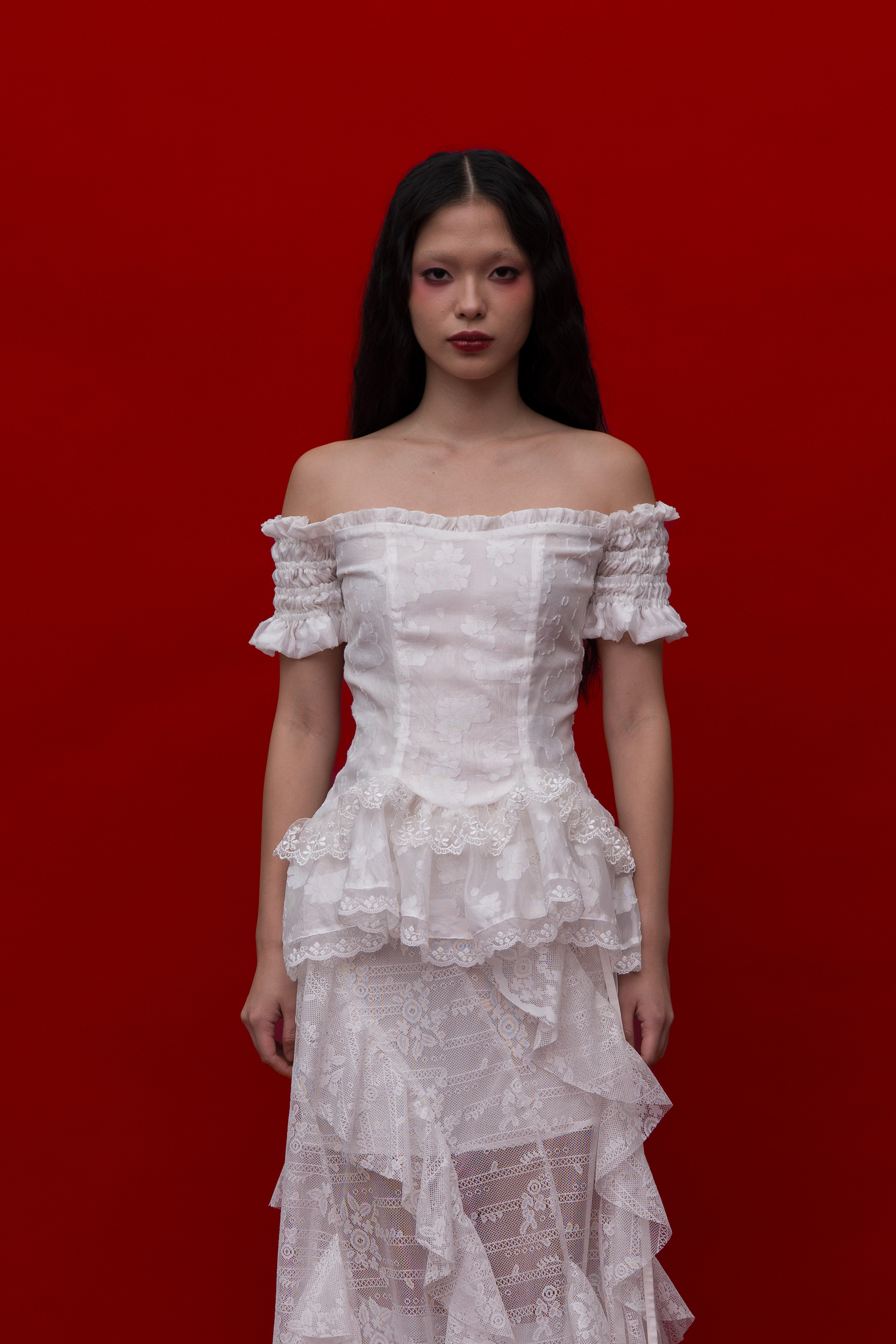 Lunaria Blouse in White 