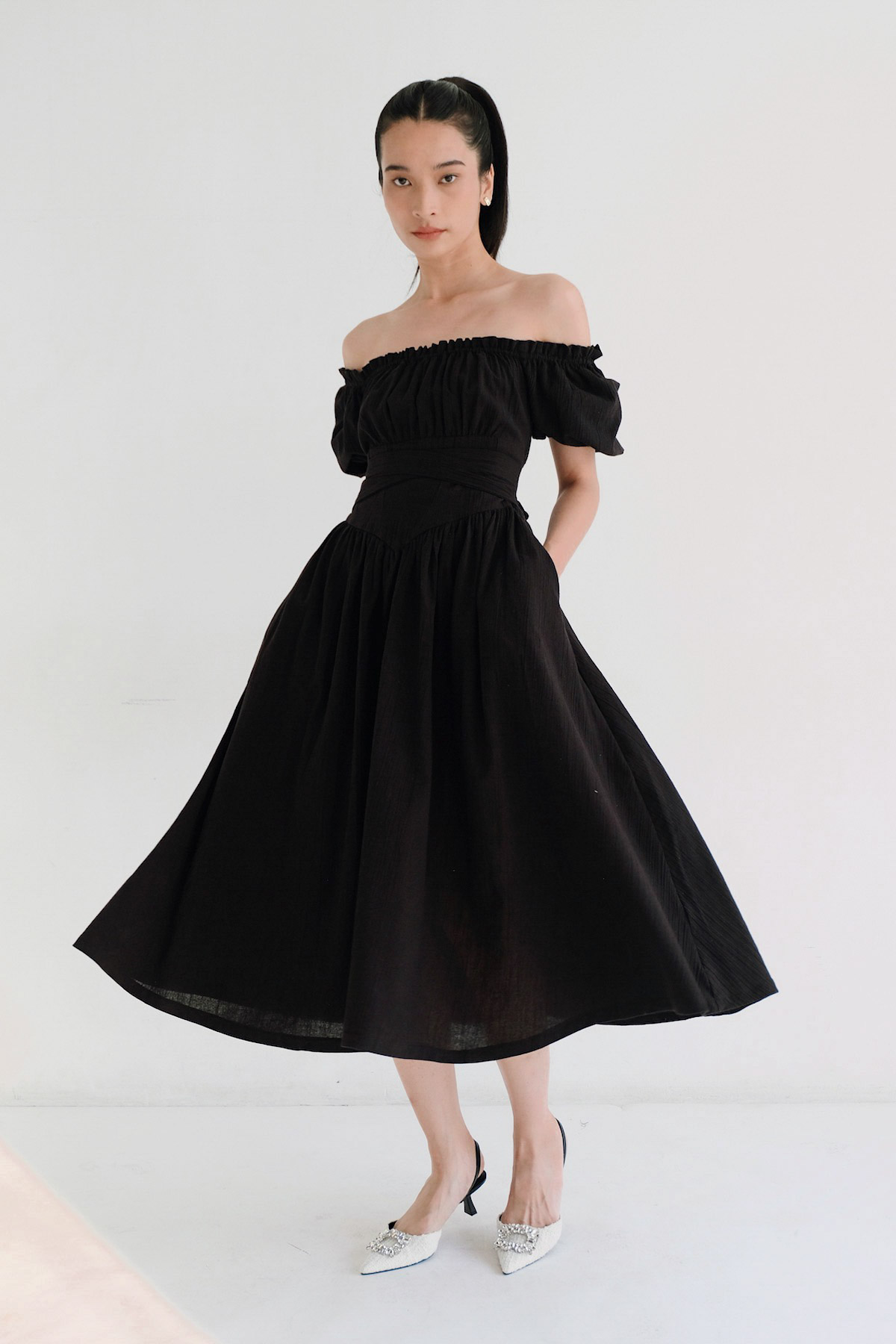 STARRY Nightingale Dress in Black