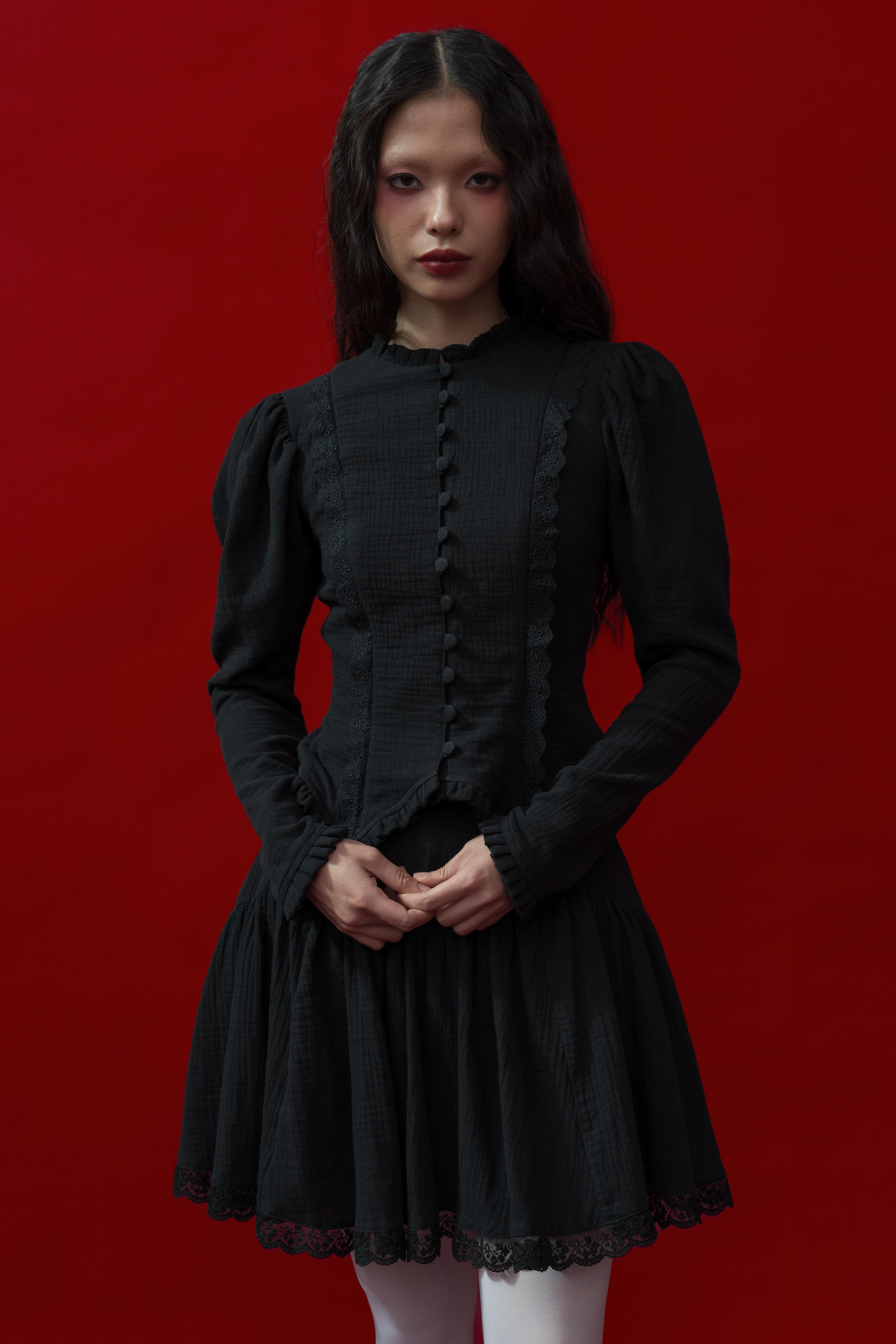 Catherine Blouse in Black