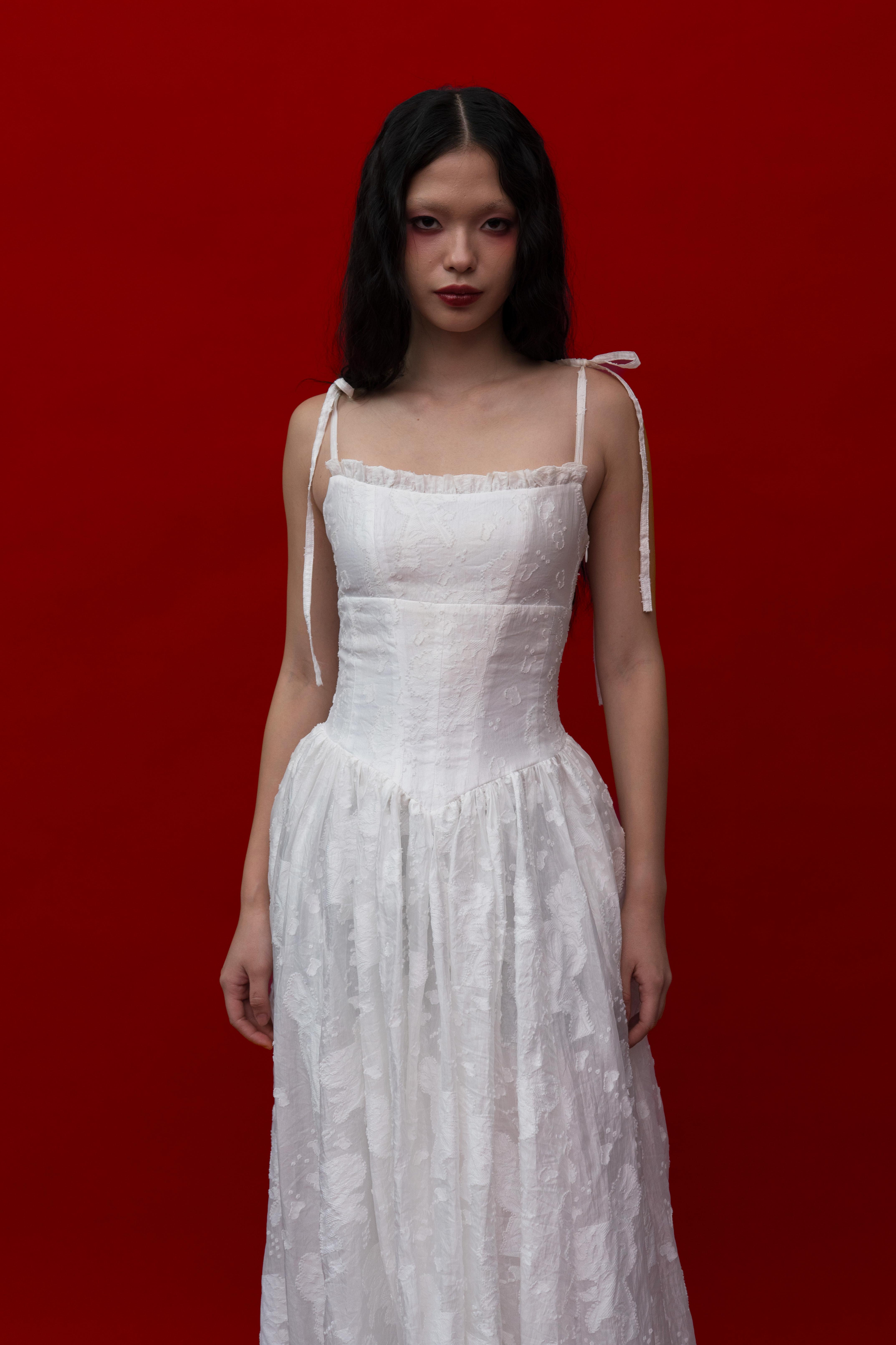 Averelle Dress in White