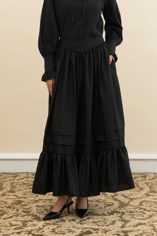 Image of Vivienne Skirt in Black (Pre-Order)