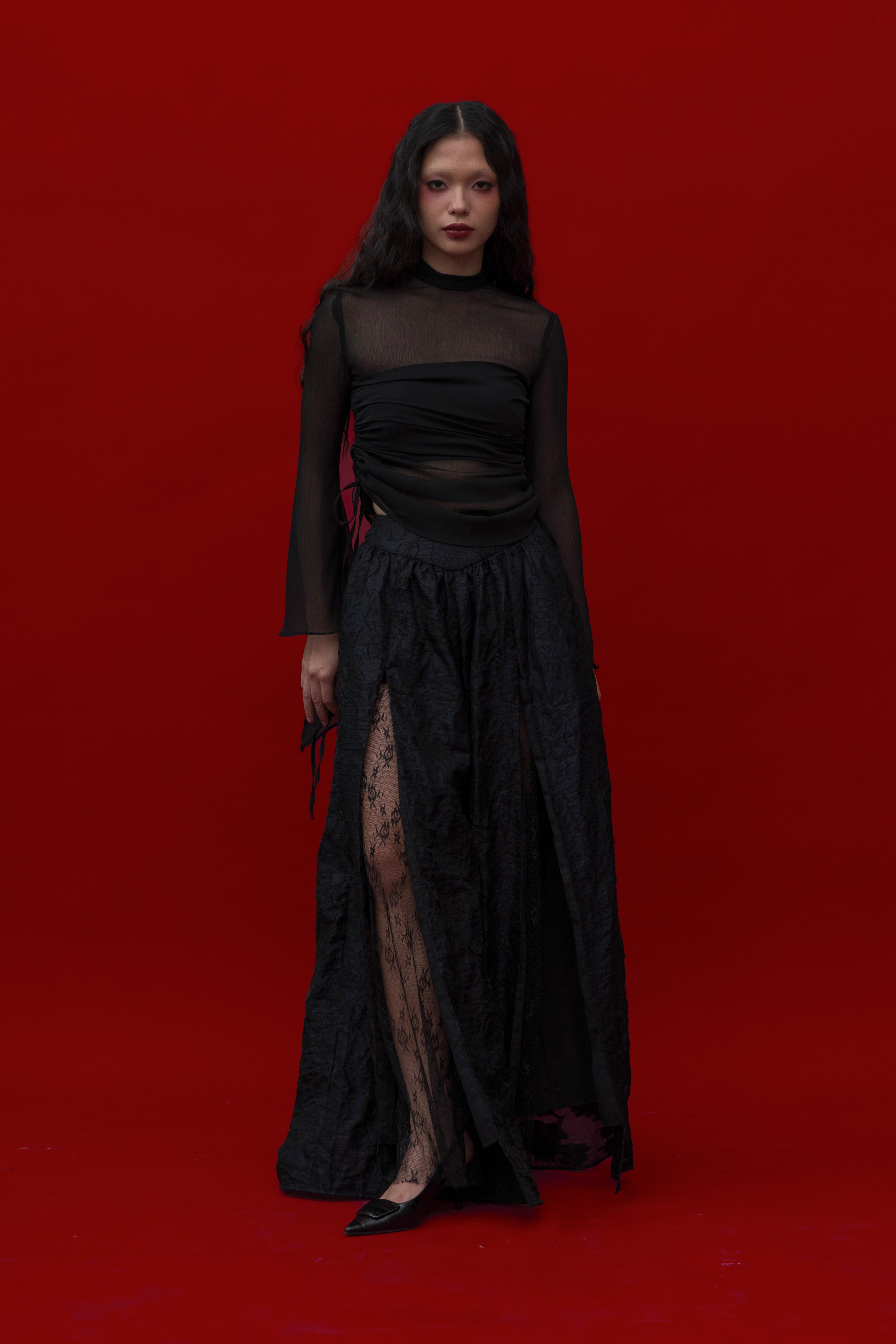 Nocturne Blouse in Black