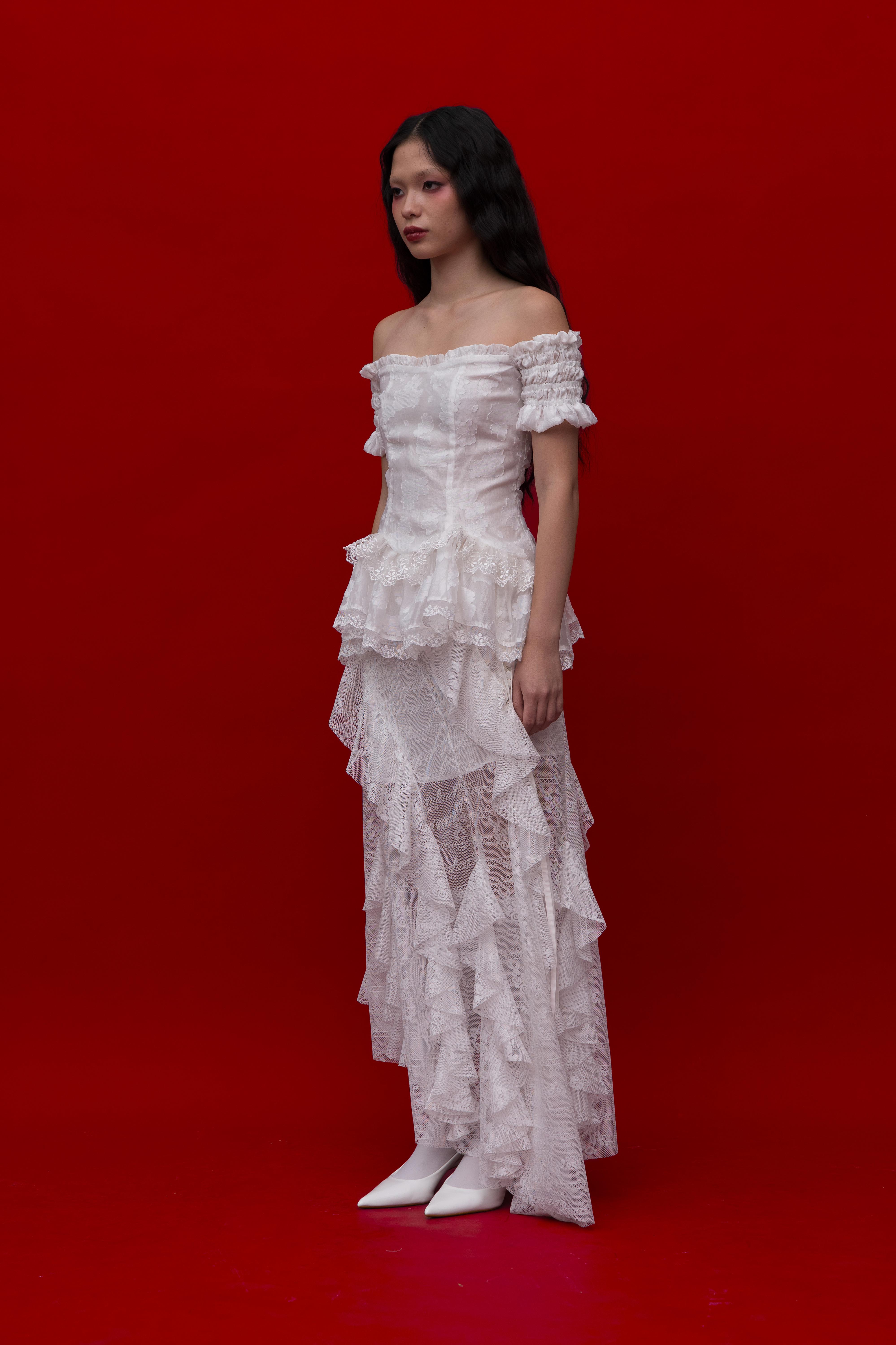 Grace Skirt in White