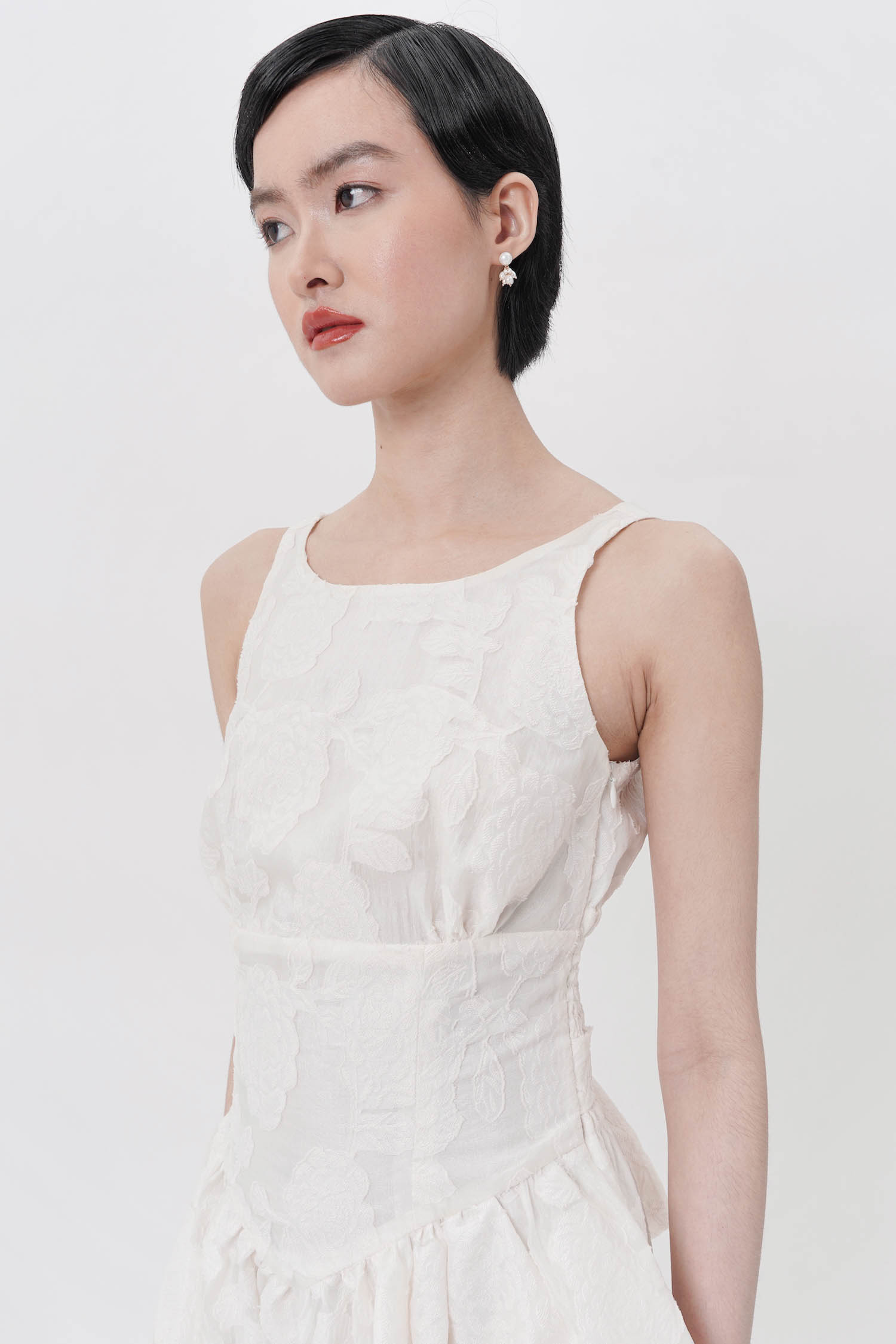 STARRY Asha Dress in Broken White
