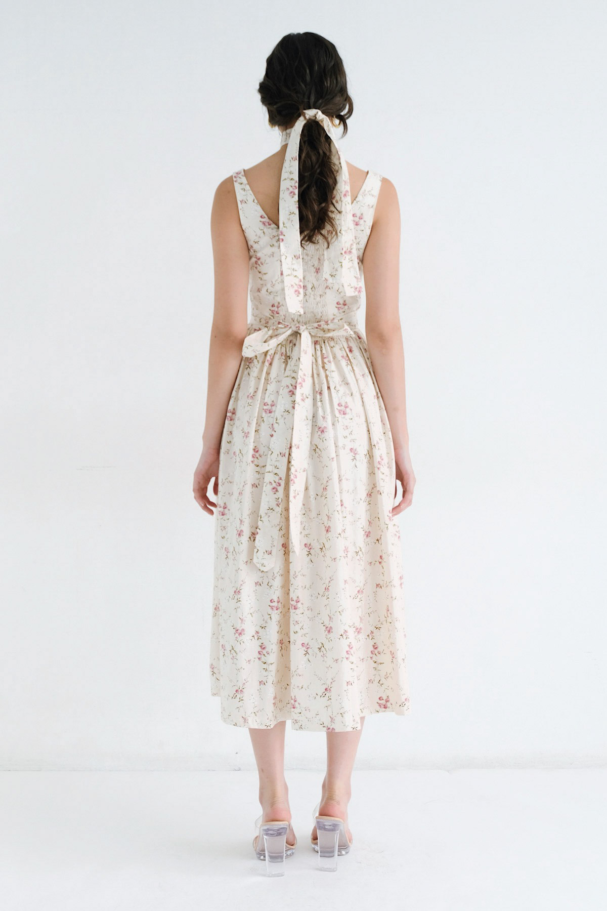STARRY Hamlet Dress in Cream Floral