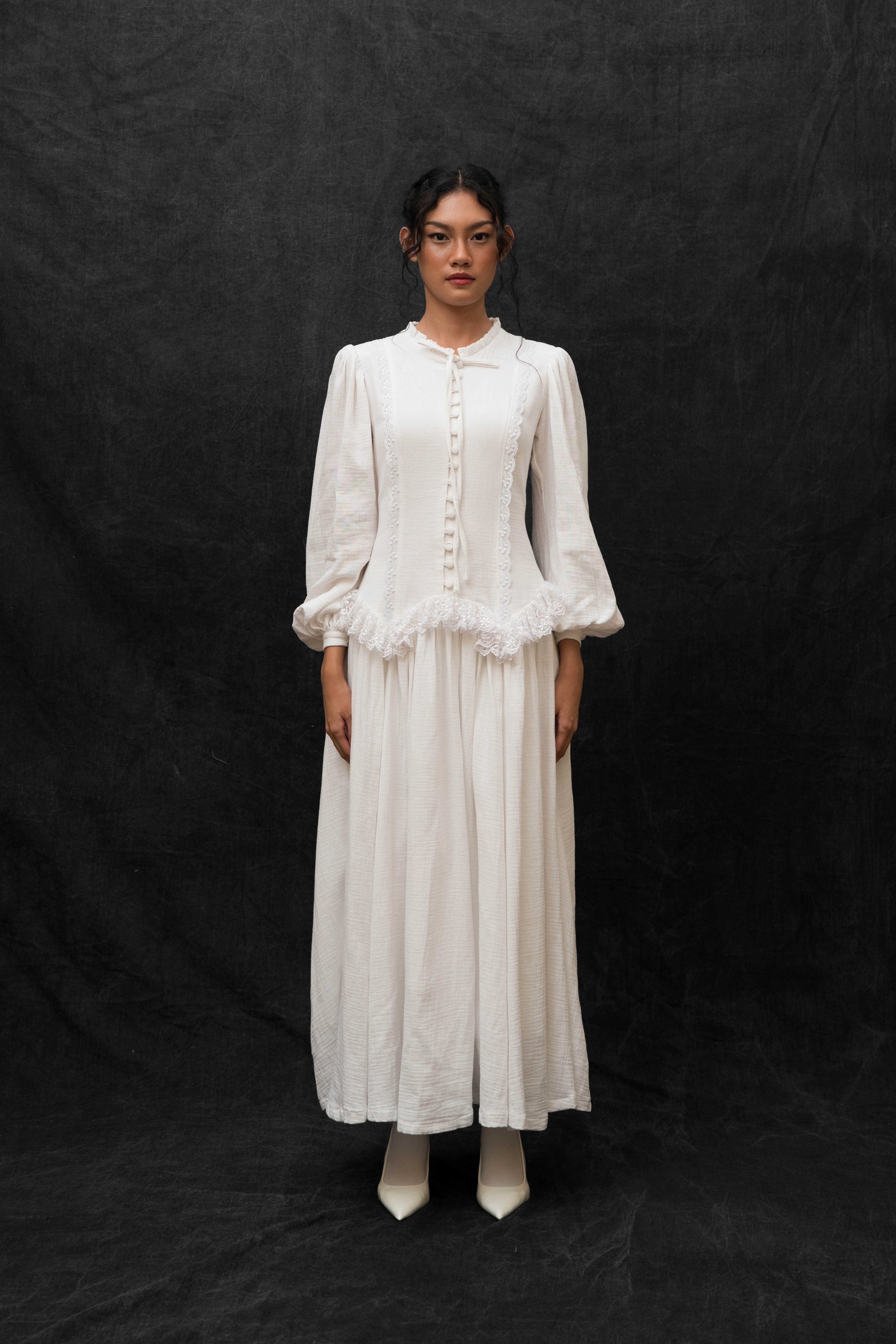 Serenity Dress in White (Pre-Order)
