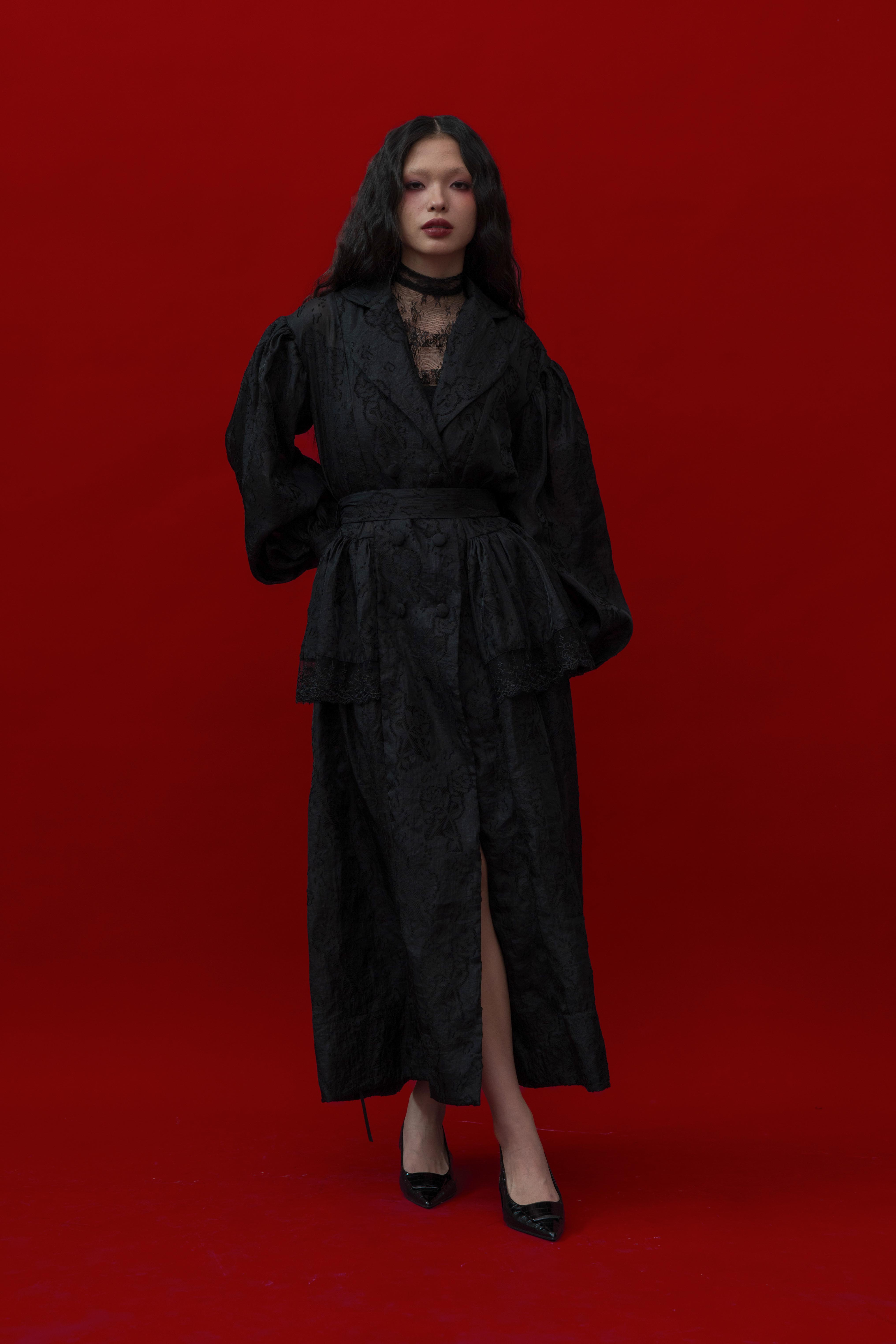 Dravena Coat in Black