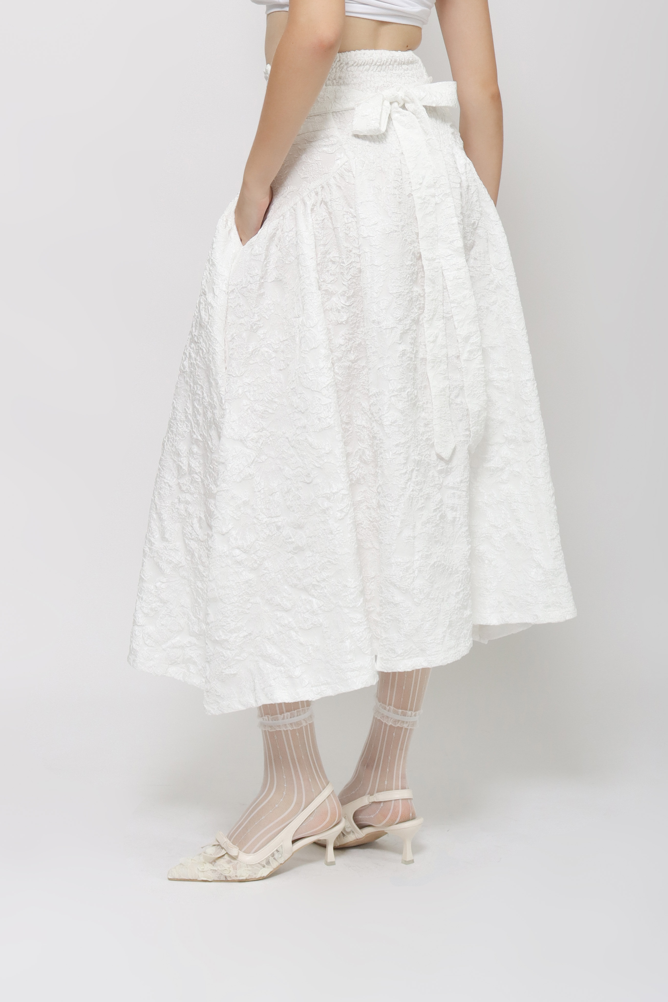 STARRY Maia Skirt in White