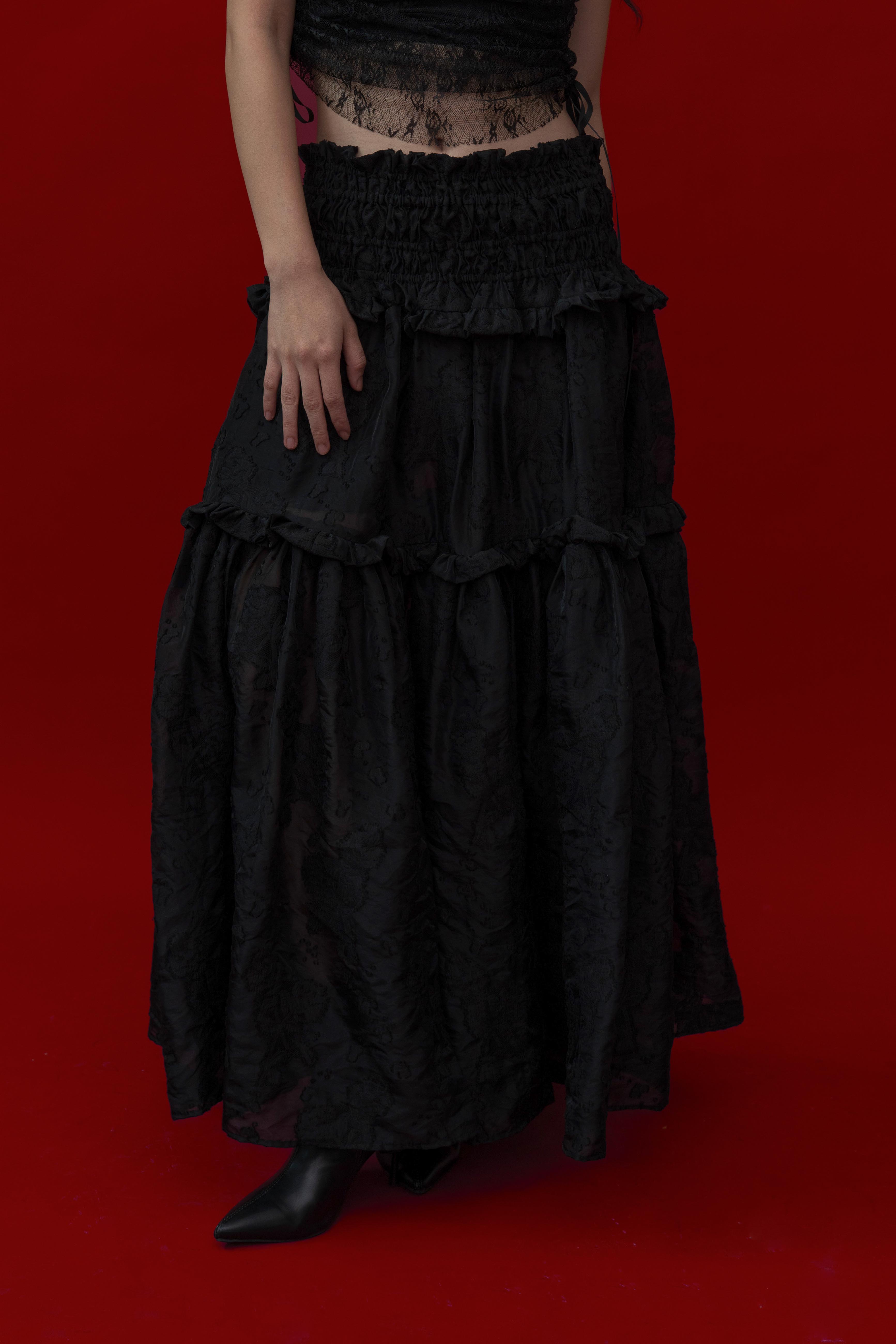 Lunaria Skirt in Black