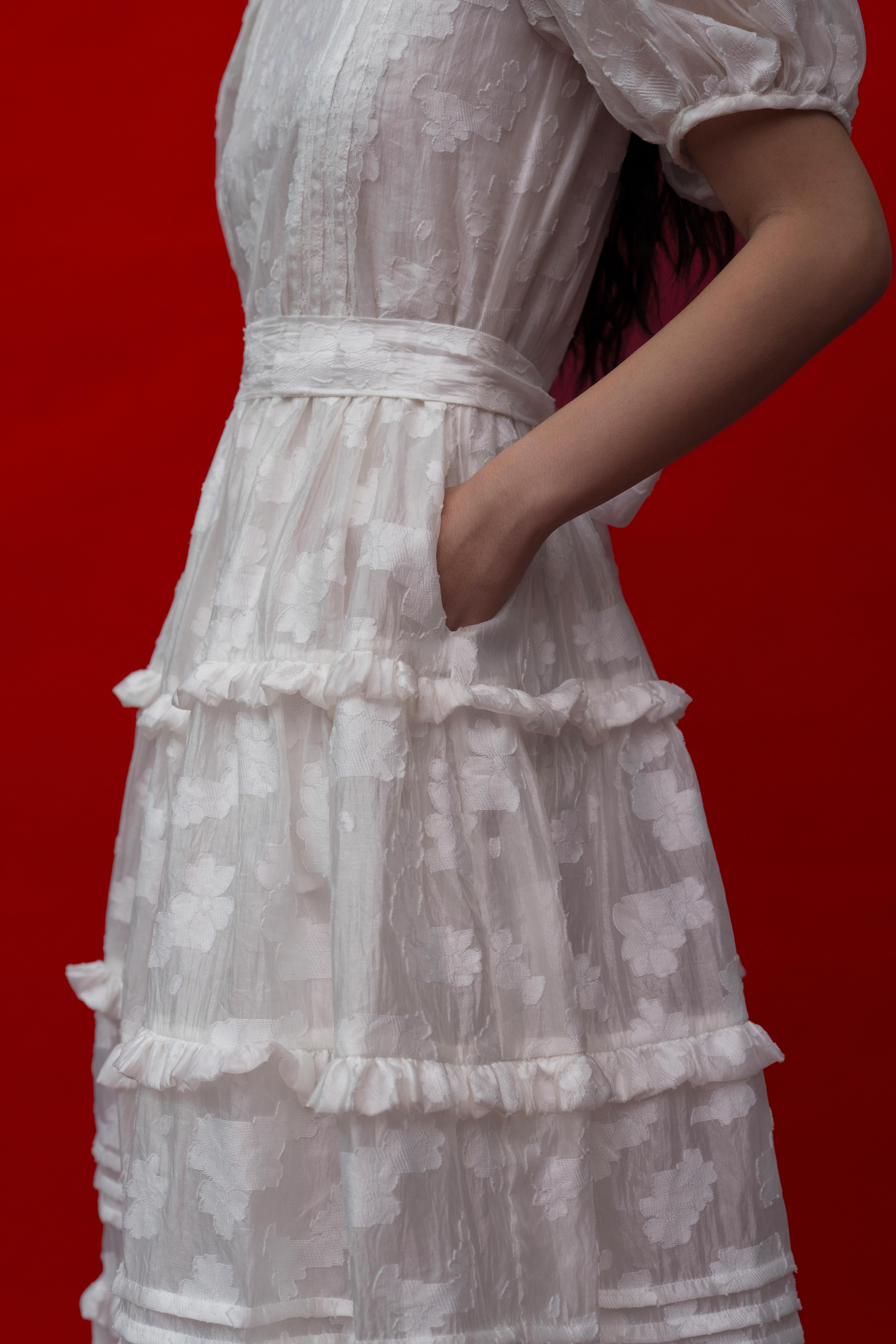 Celine Dress in White