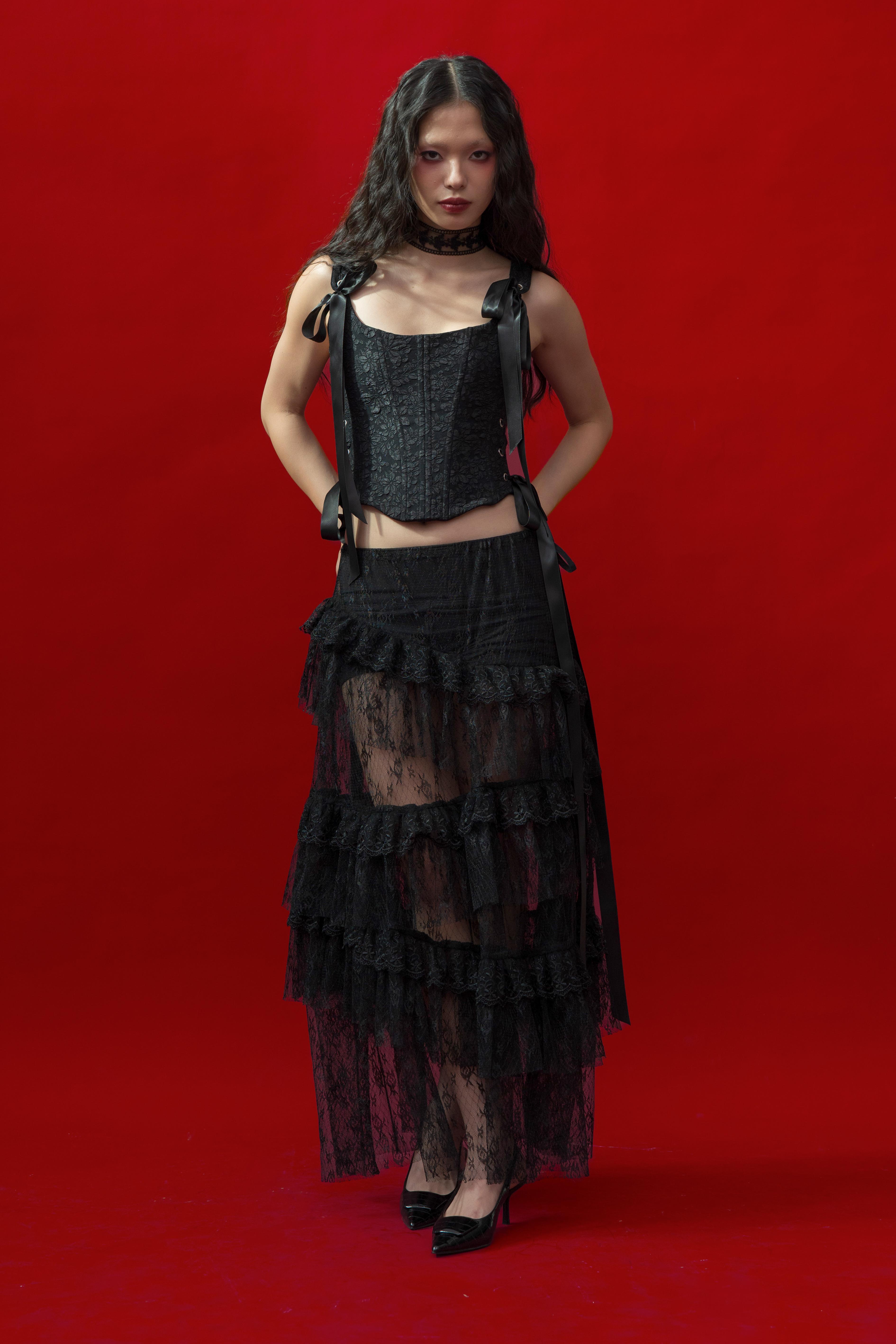 Bliss Skirt in Black (Pre-Order)