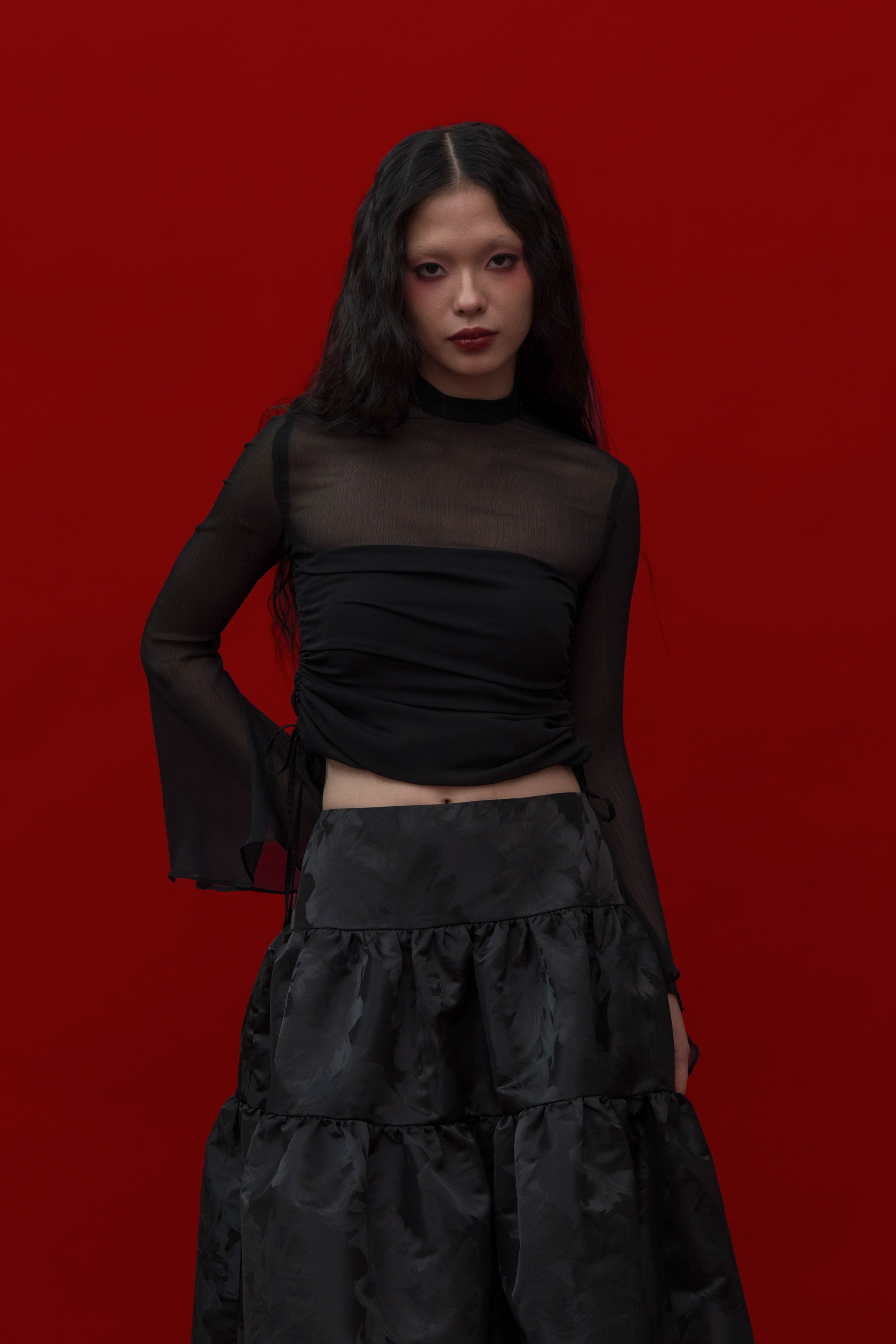 Nocturne Blouse in Black