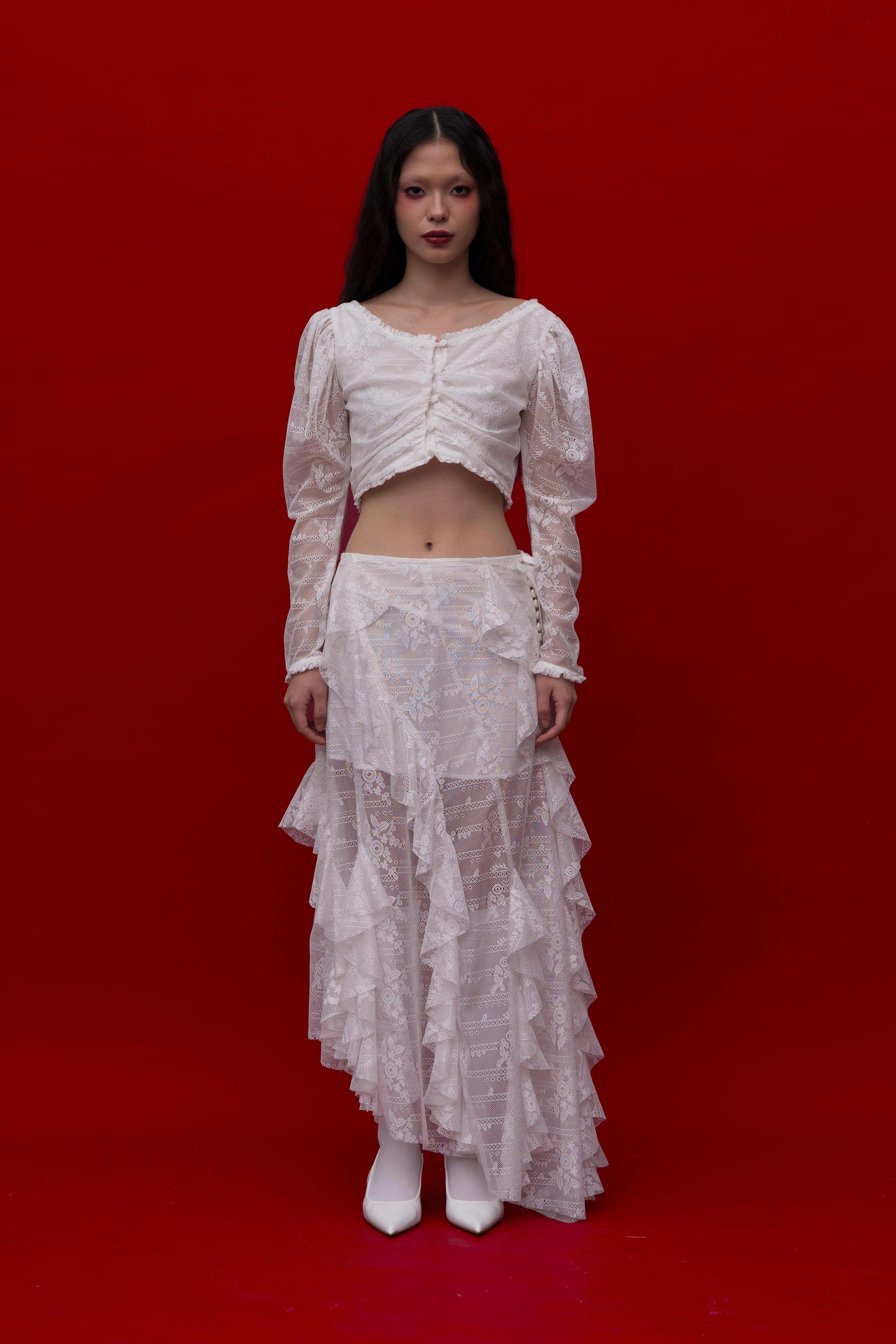 Philippa Blouse in White