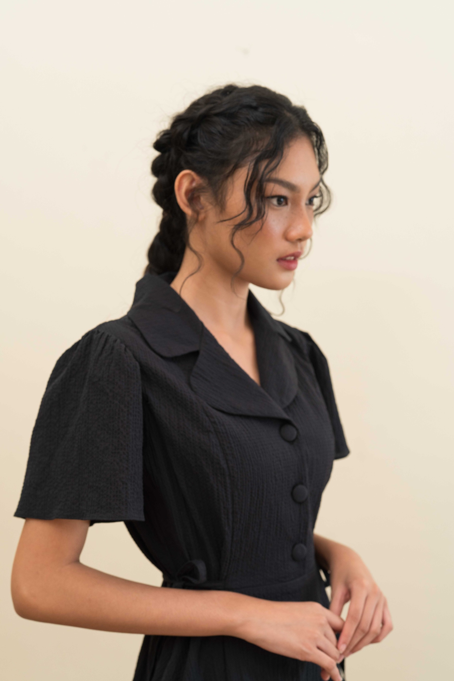 BLOSSOMwithSTARRY Adaline Dress in Black