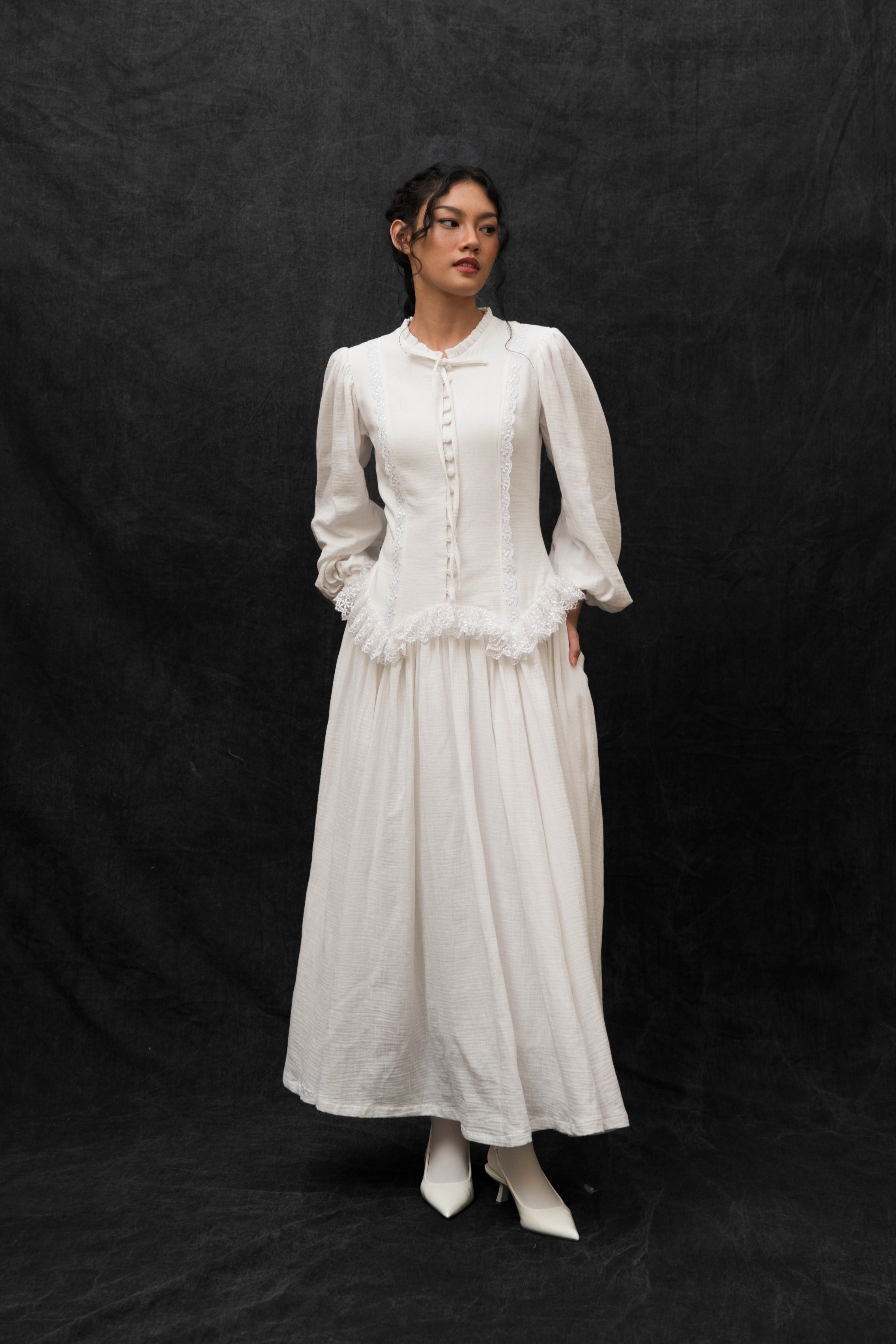 Serenity Dress in White (Pre-Order)