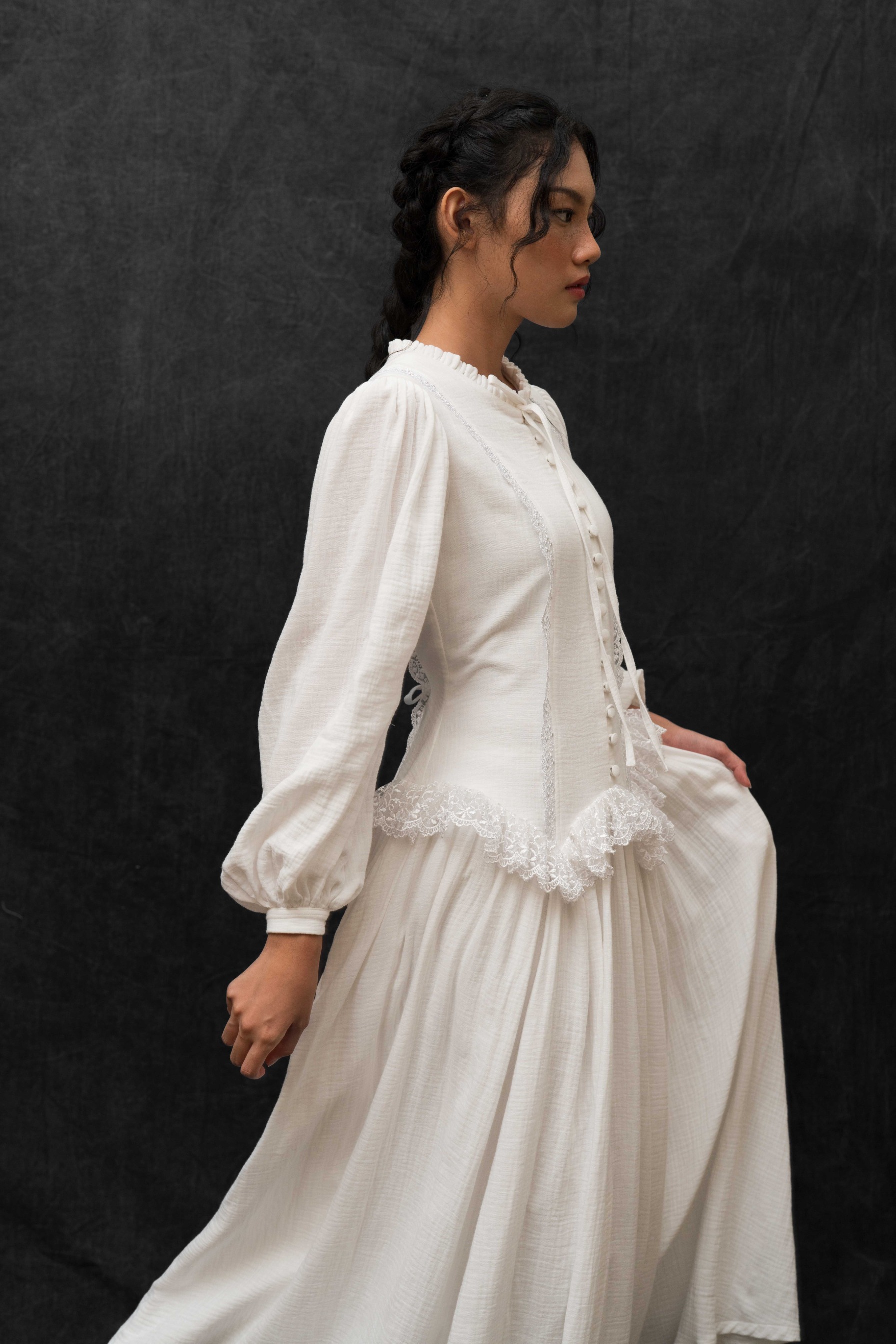 Serenity Dress in White (Pre-Order)