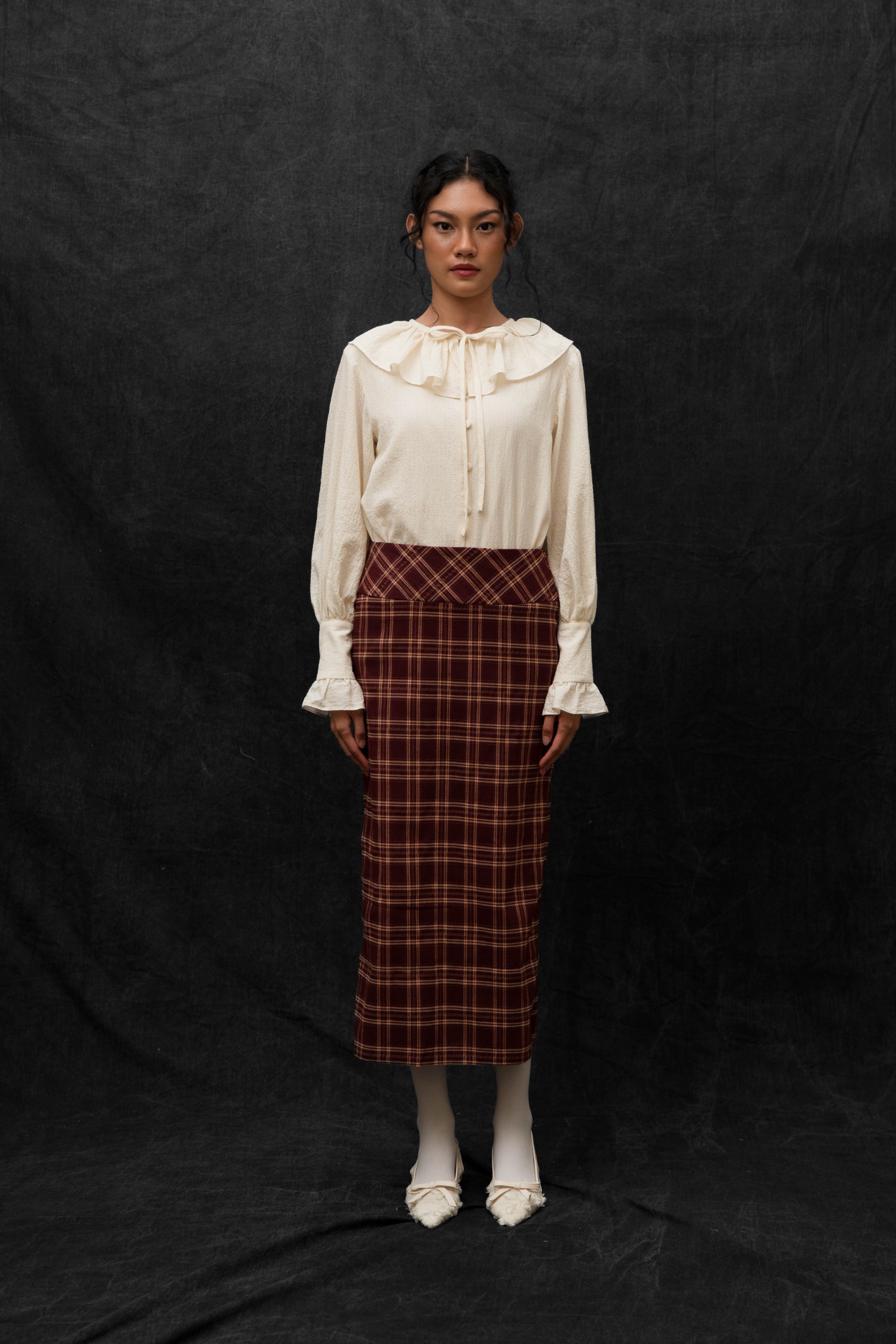 BLOSSOMwithSTARRY Olivia Skirt in Plaid (Pre-Order)